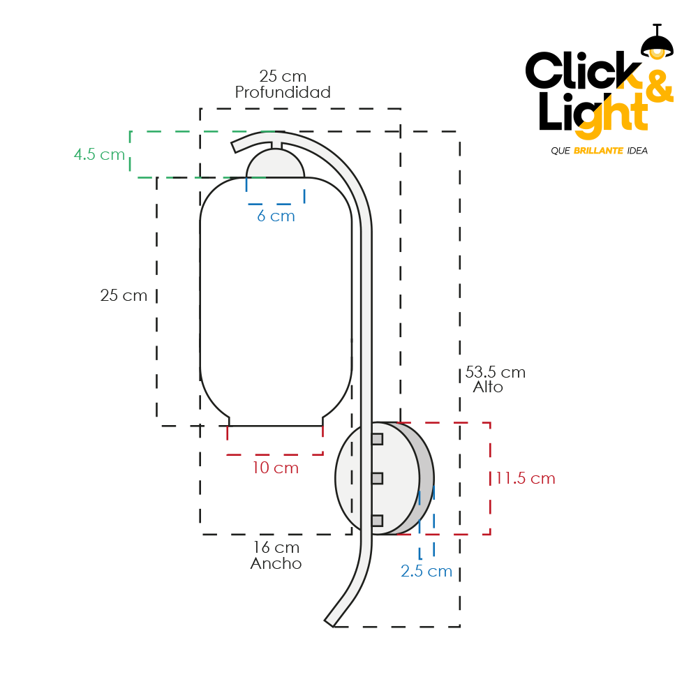 LAMPARA DE PARED ALMERE MODERNA