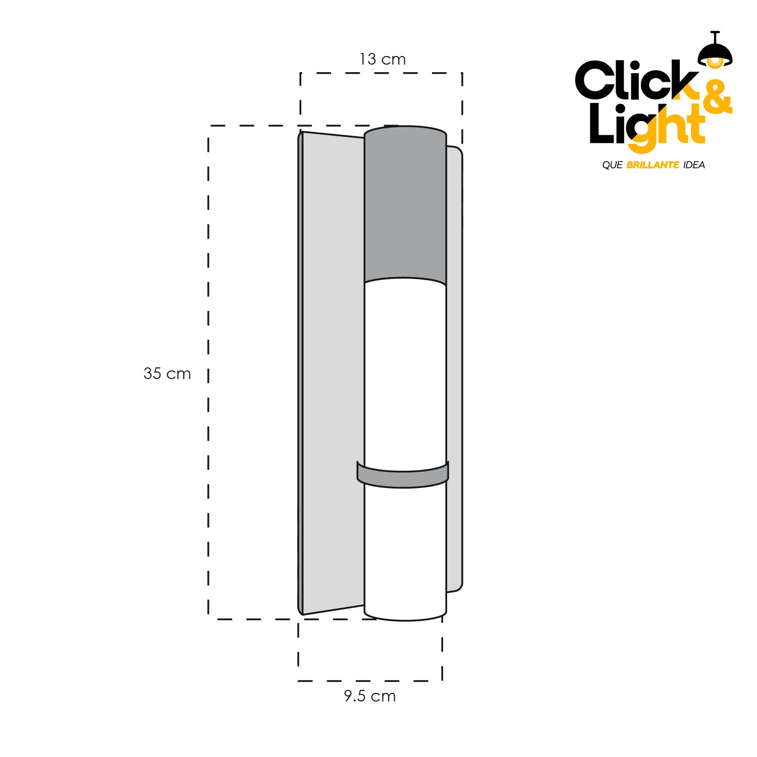 ARBOTANTE KASS CONTEMPORÁNEO COLOR NEGRO CLARO