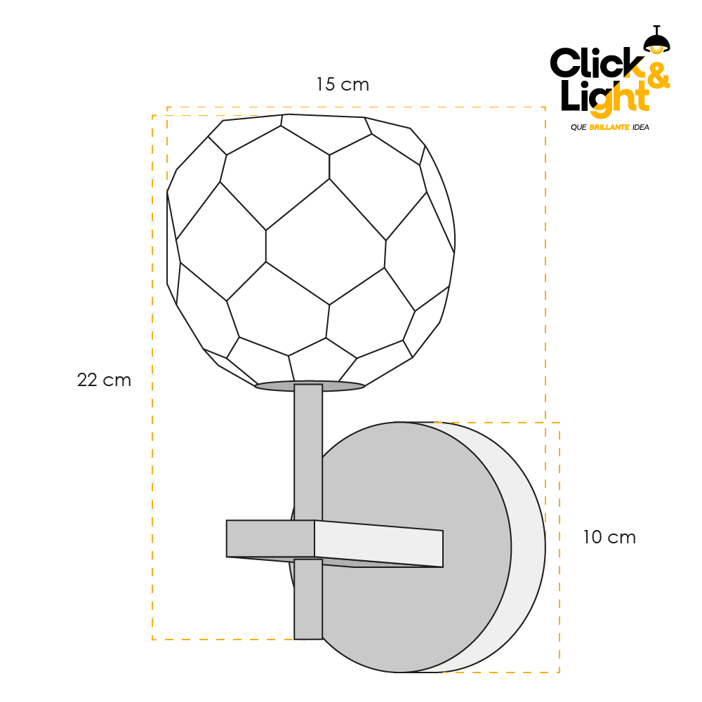 LAMPARA DE PARED HOLANDA