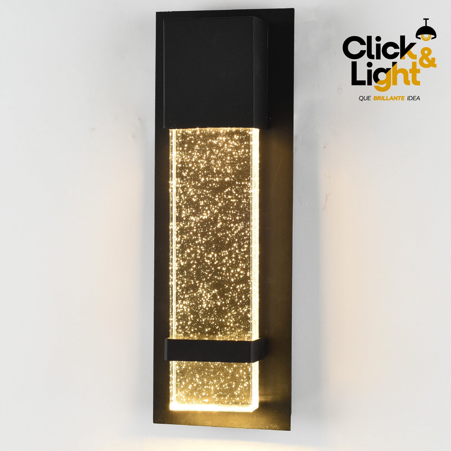 Arbotante Krista Moderna Negro - Click & Light