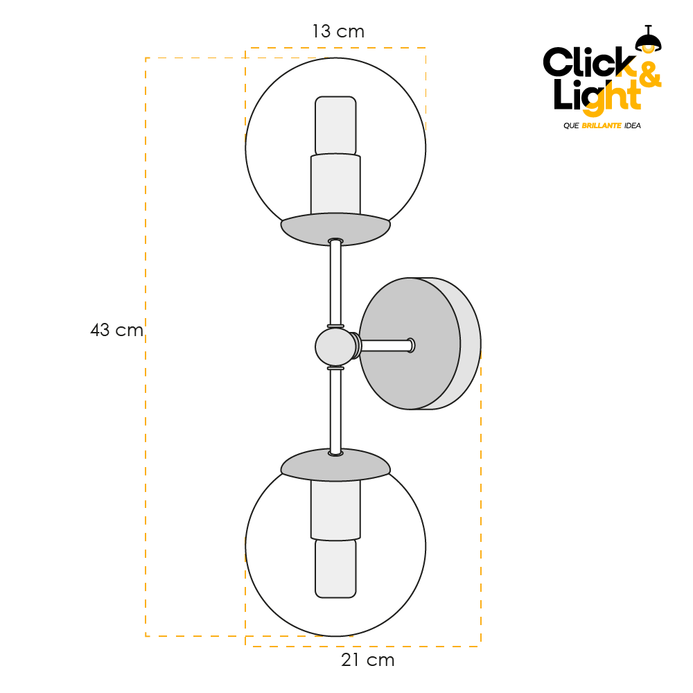 LAMPARA DE PARED ISRAEL