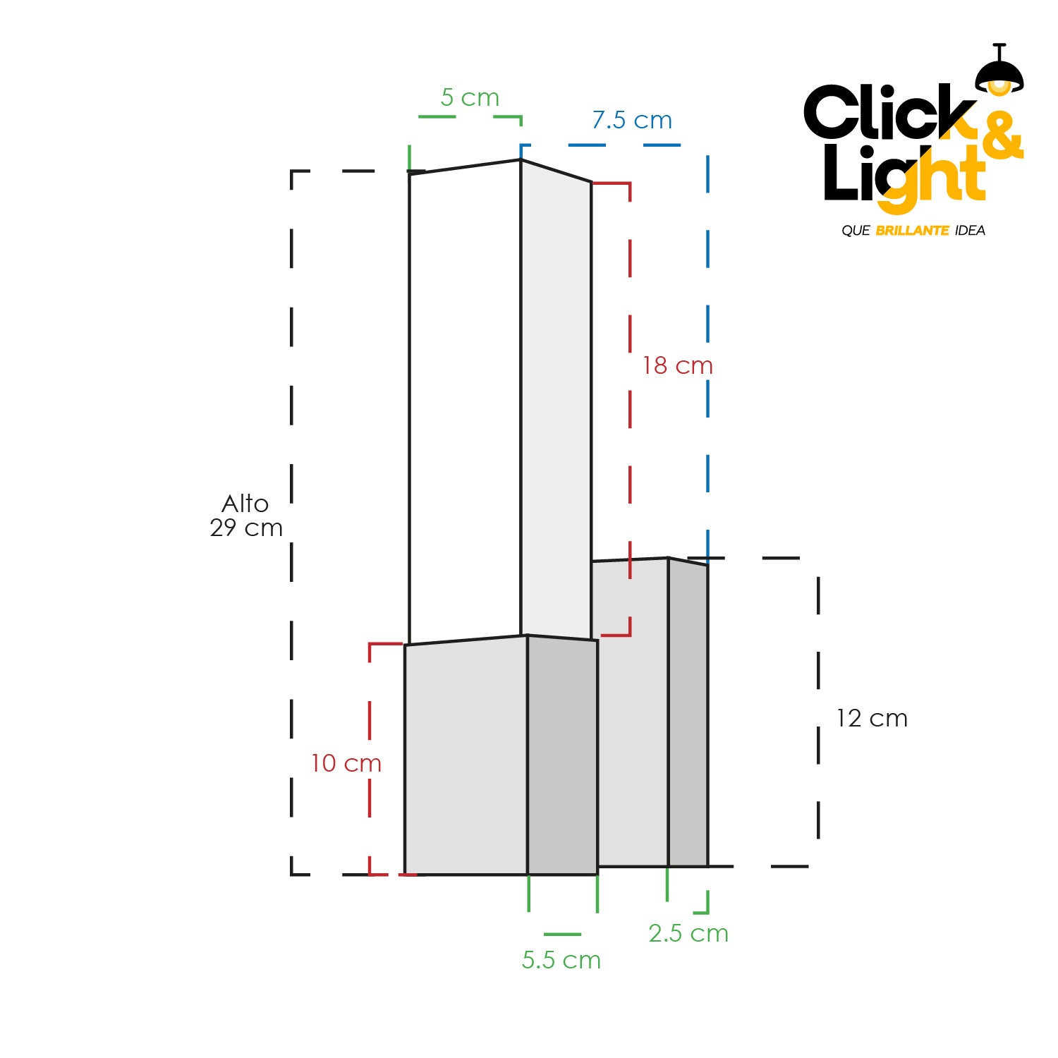 ARBOTANTE CURIEL MODERNO COLOR CROMO