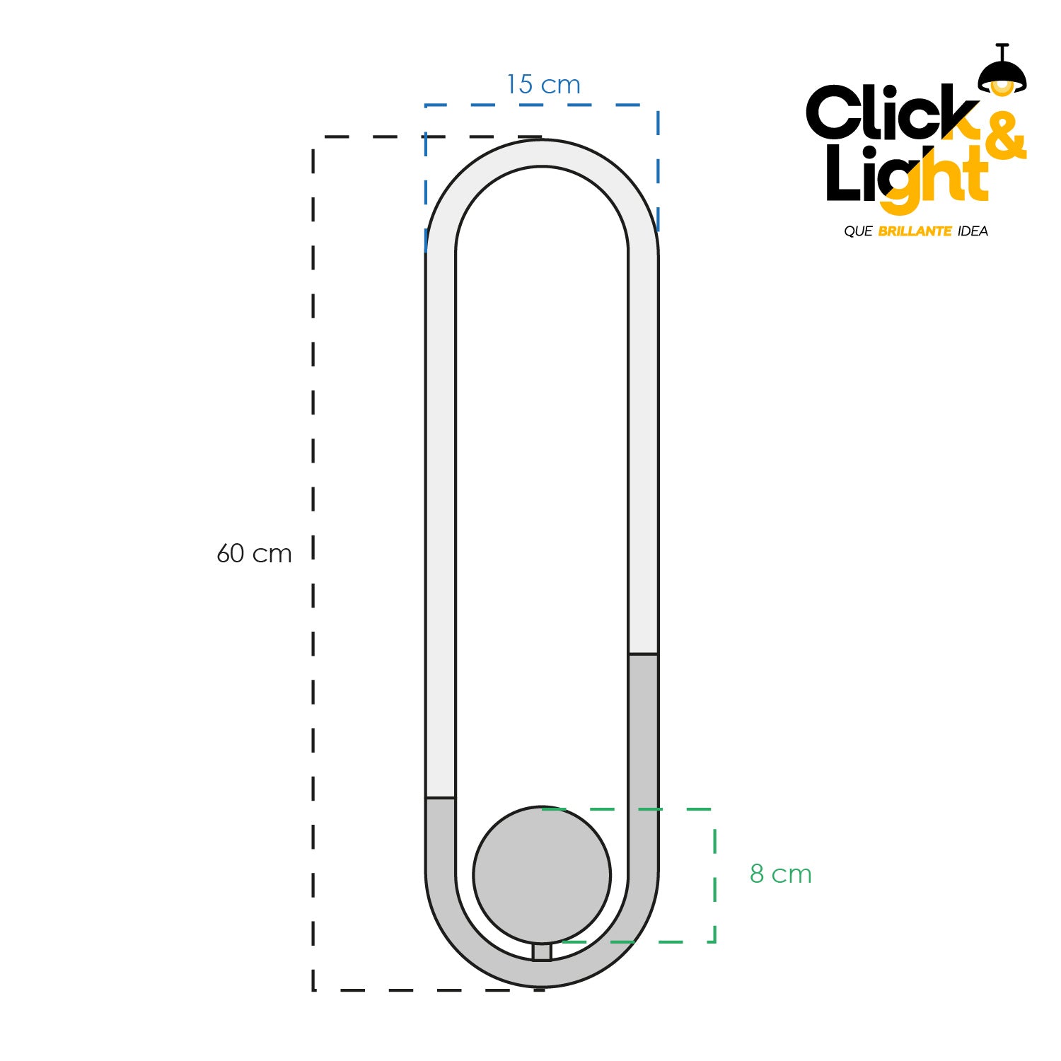 ARBOTANTE MINIMALISTA LED CHANDEL