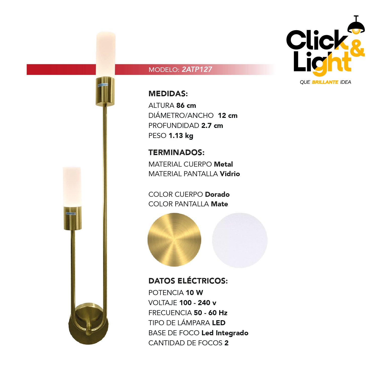 ARBOTANTE LED MODERNO XINGO