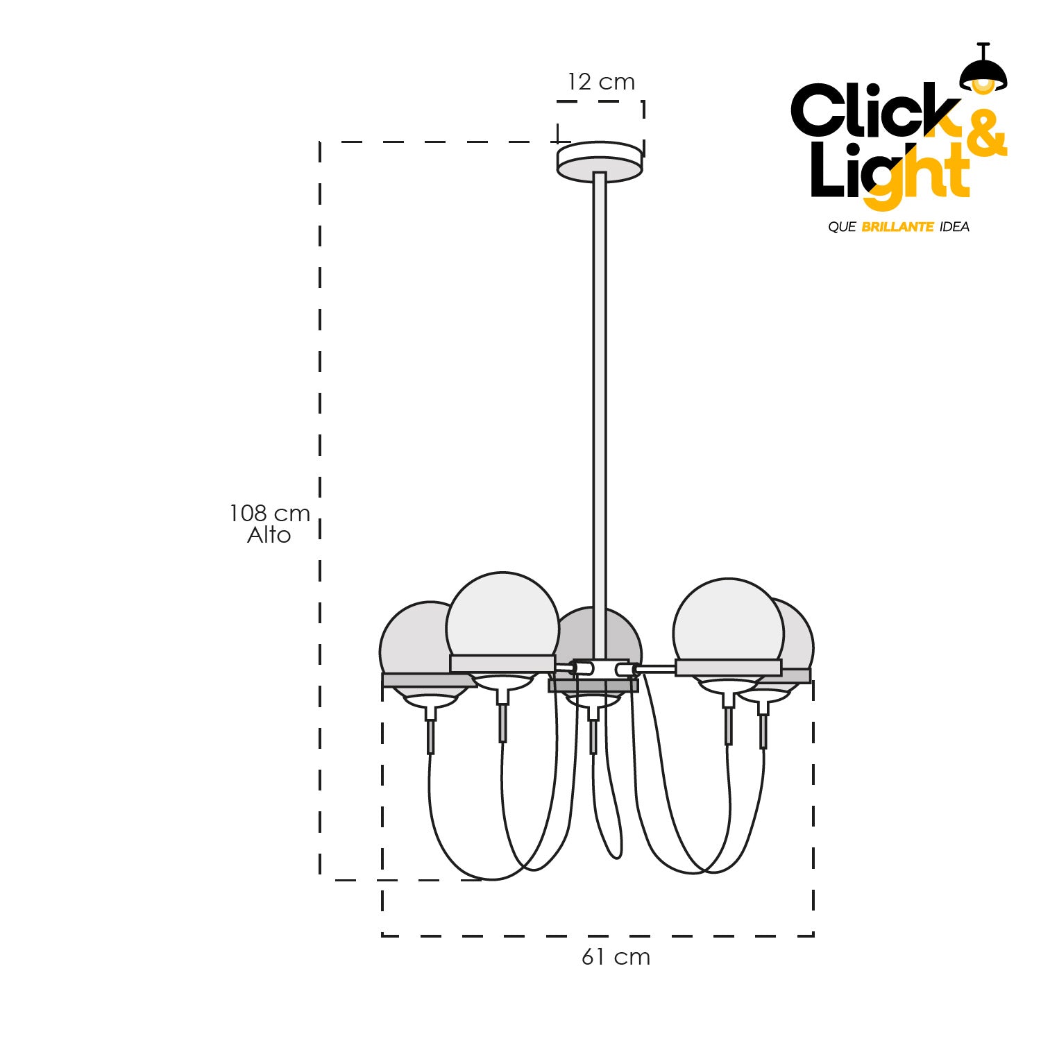 LAMPARA DE TECHO CANDRA MINIMALISTA