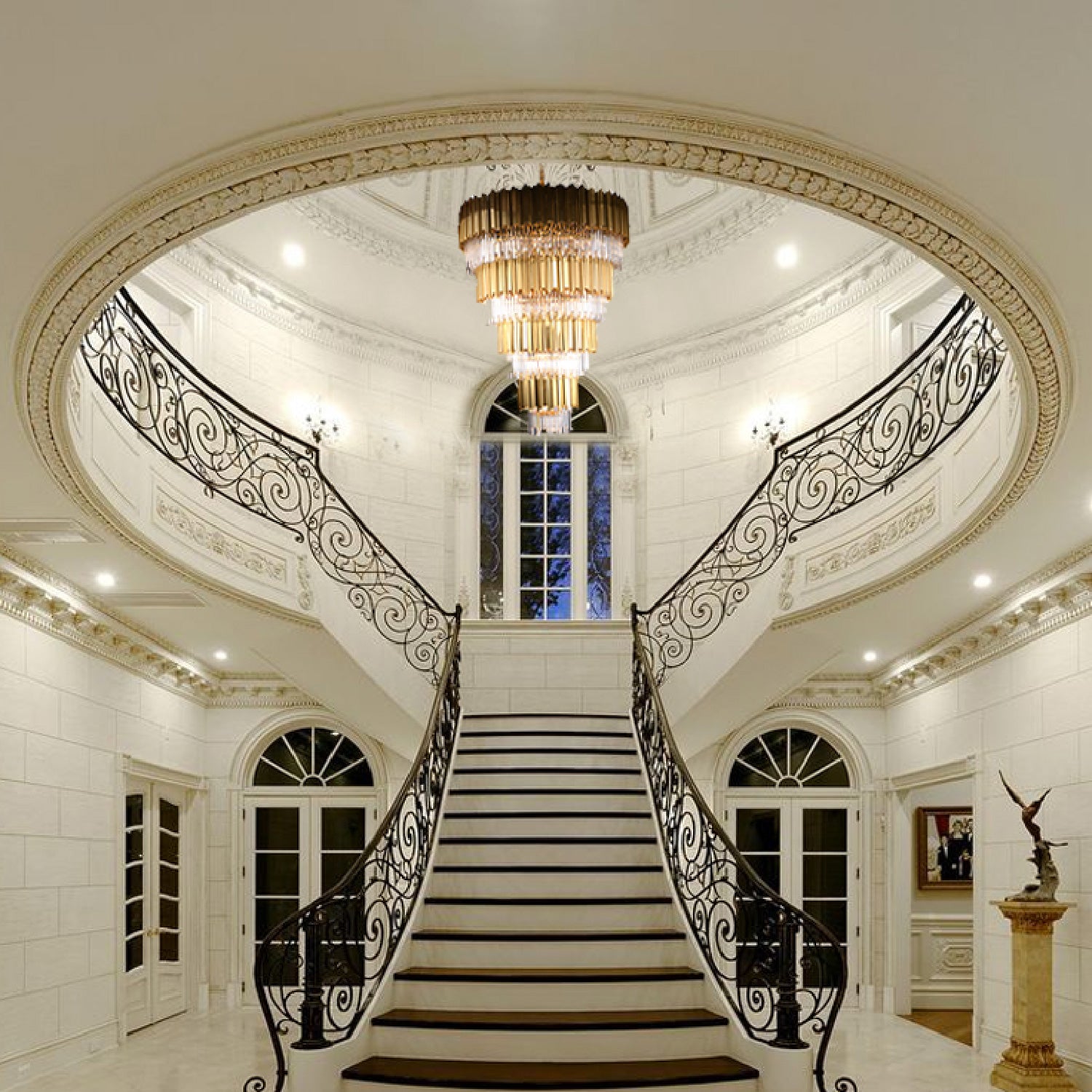 LAMPARA COLGANTE ISABELA COLOR DORADO CLARO