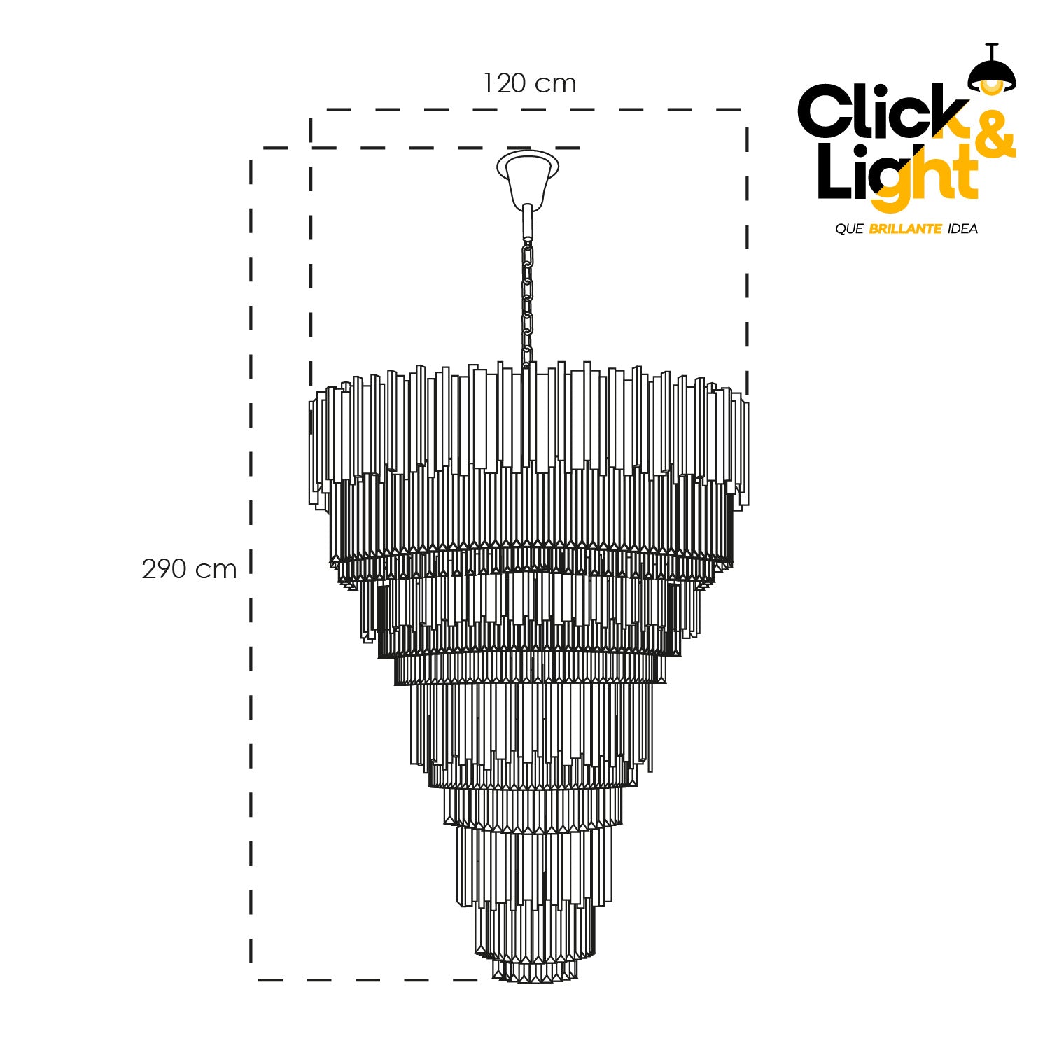 LAMPARA COLGANTE CLASICO THIARA