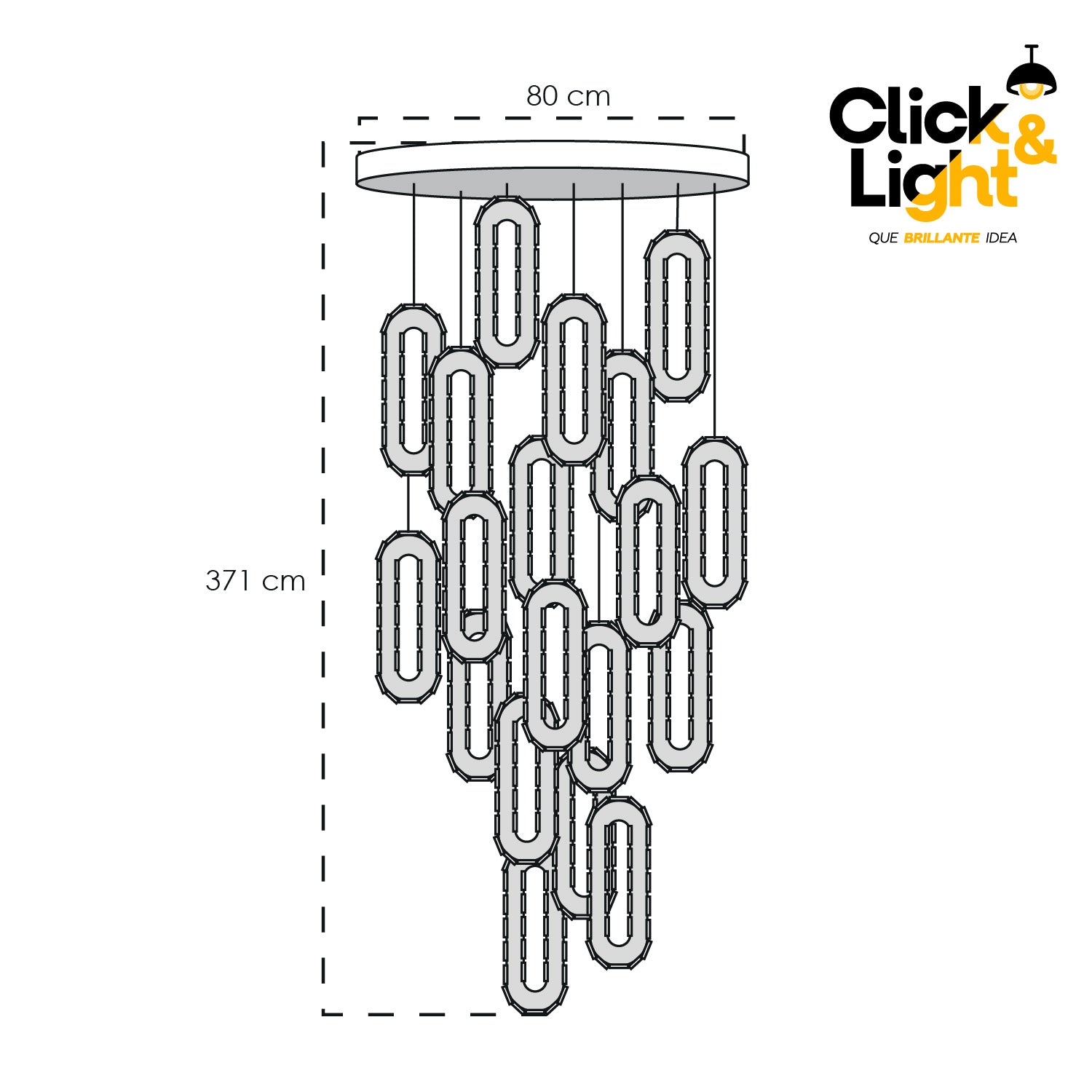 COLGANTE DOBLE ALTURA MODRNO NAIDO