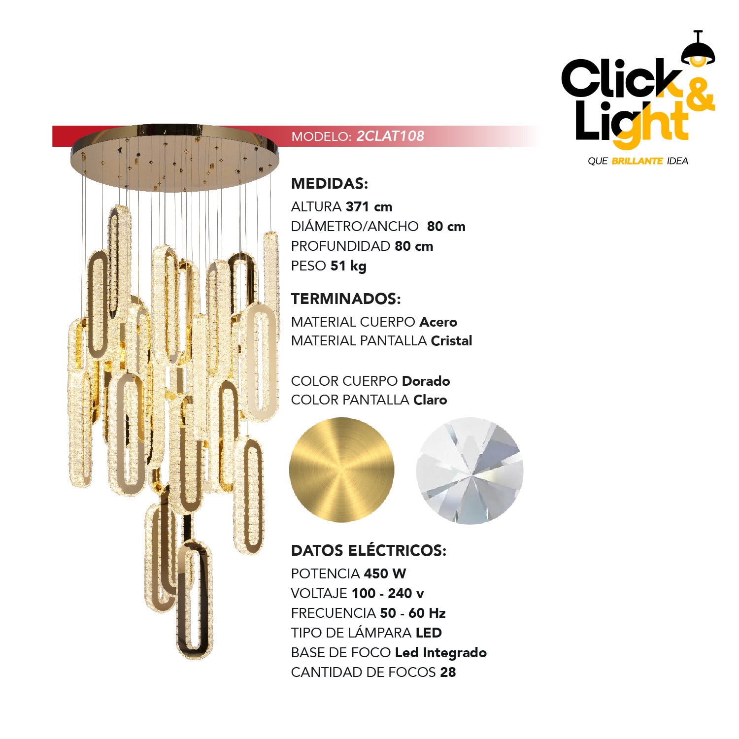 COLGANTE DOBLE ALTURA MODRNO NAIDO