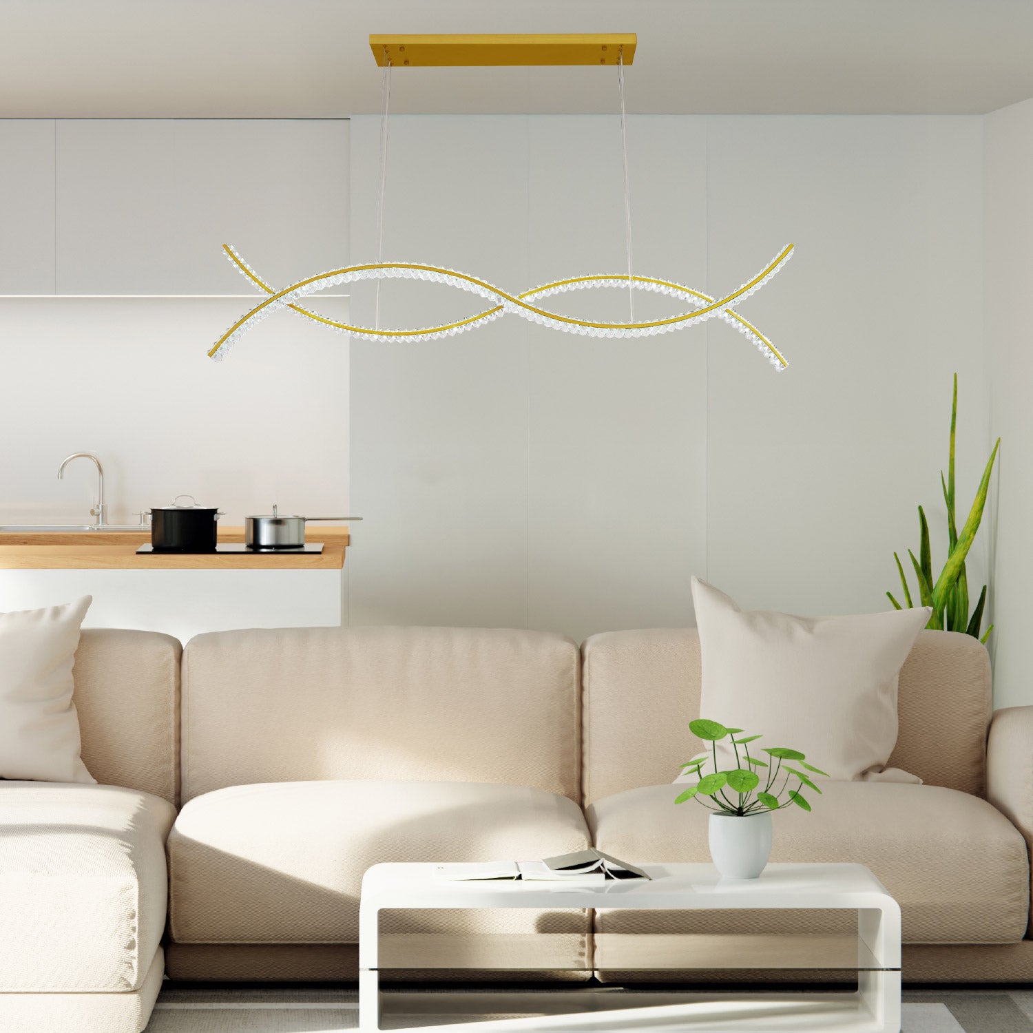 LÁMPARA COLGANTE 2 LED KORELY