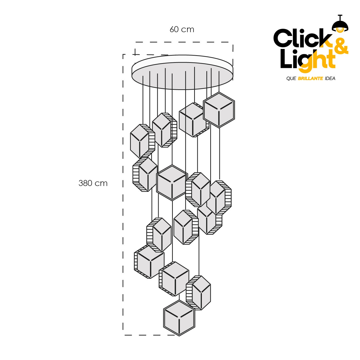 LÁMPARA COLGANTE MODERNO DOMINIIK