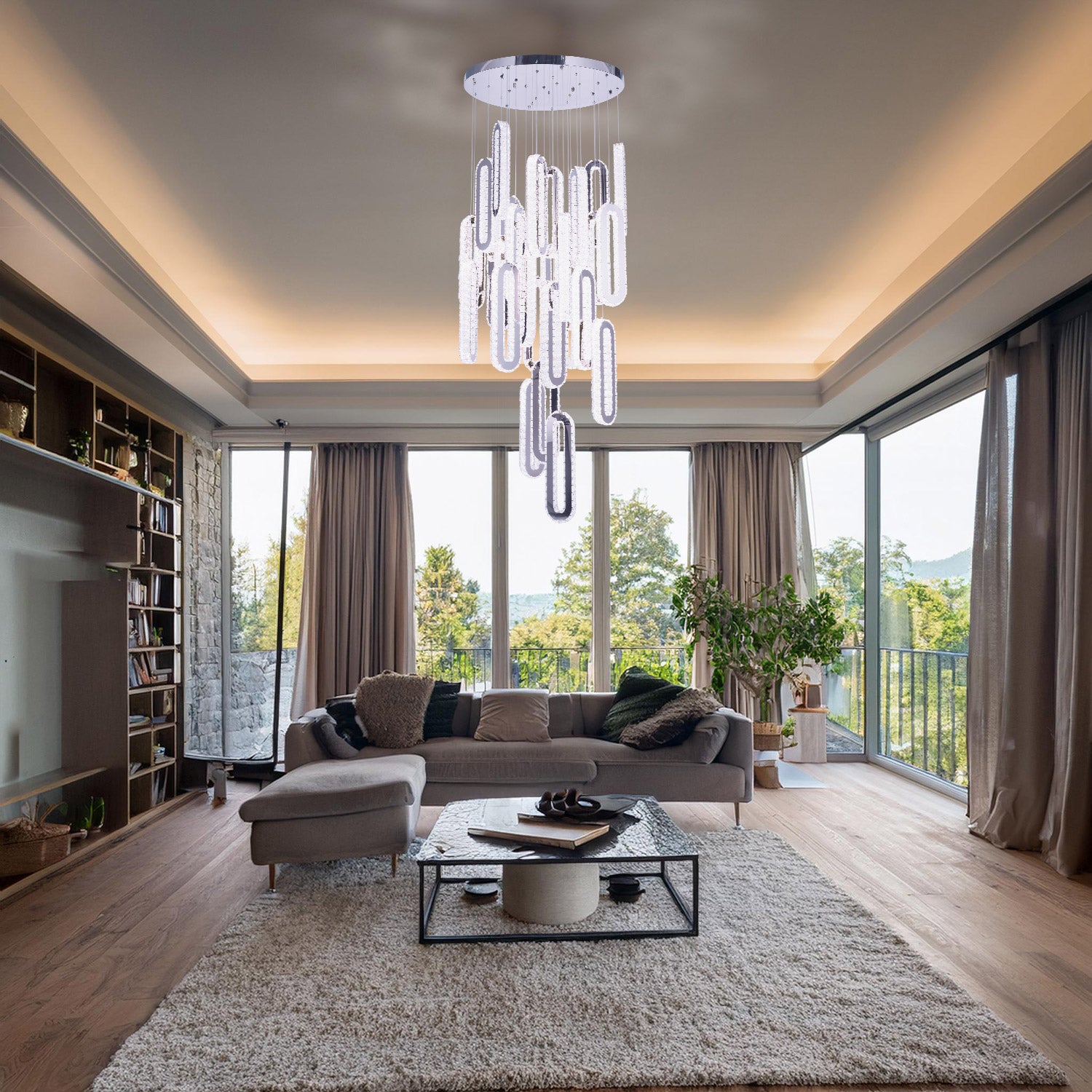 COLGANTE MODERNO DOBLE ALTURA NURIEL