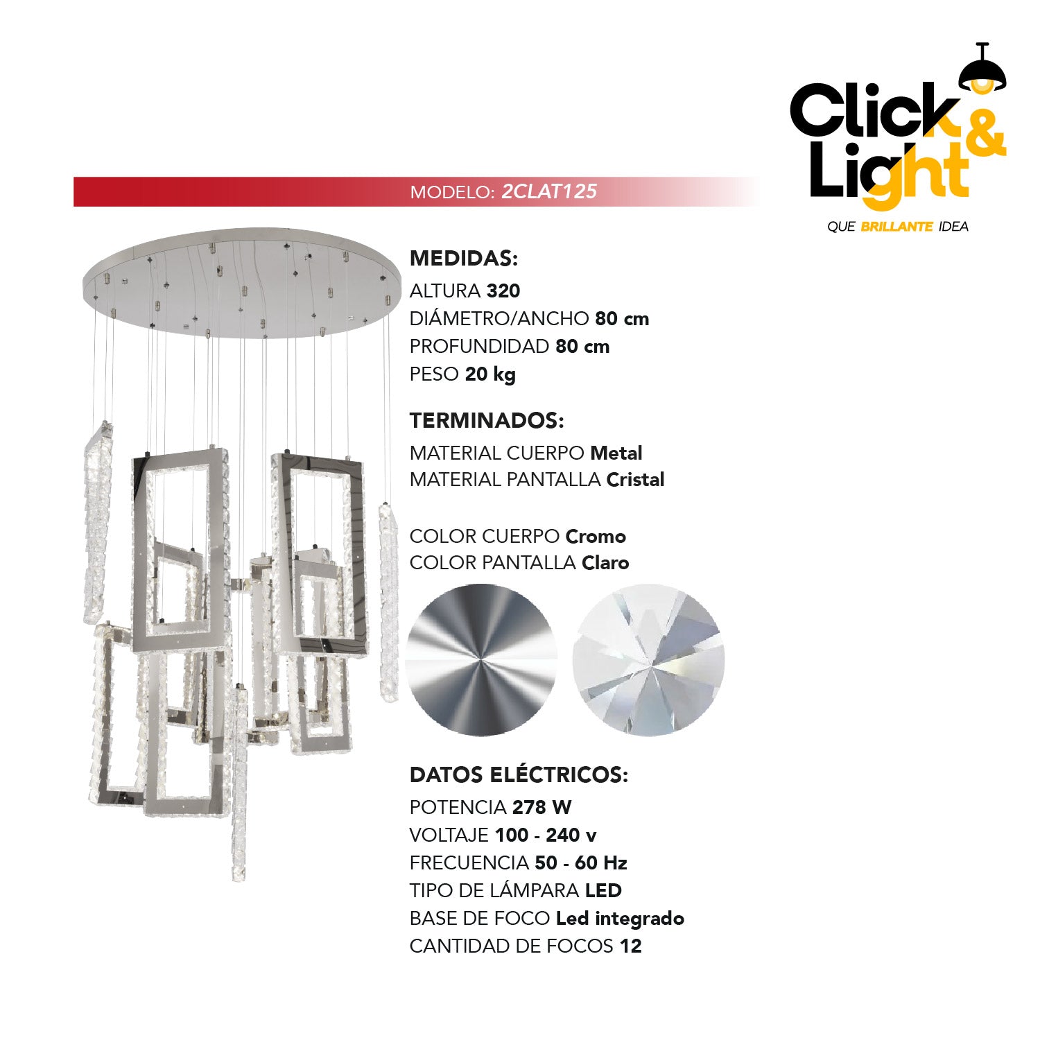 LÁMPARA COLGANTE DOBLE ALTURA MODERNO MURANO