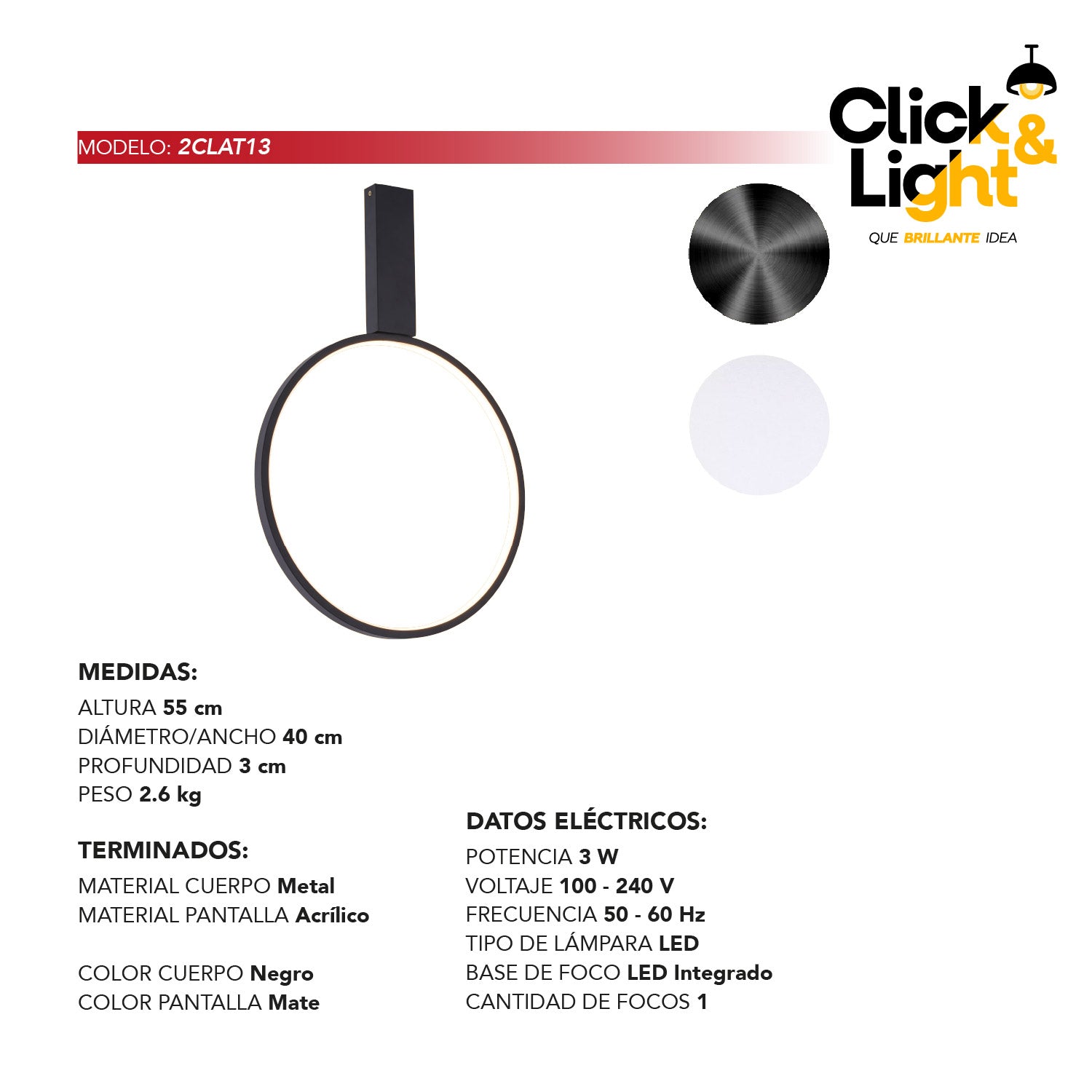 LAMPARA DE TECHO MINIMALISTA ANGUS