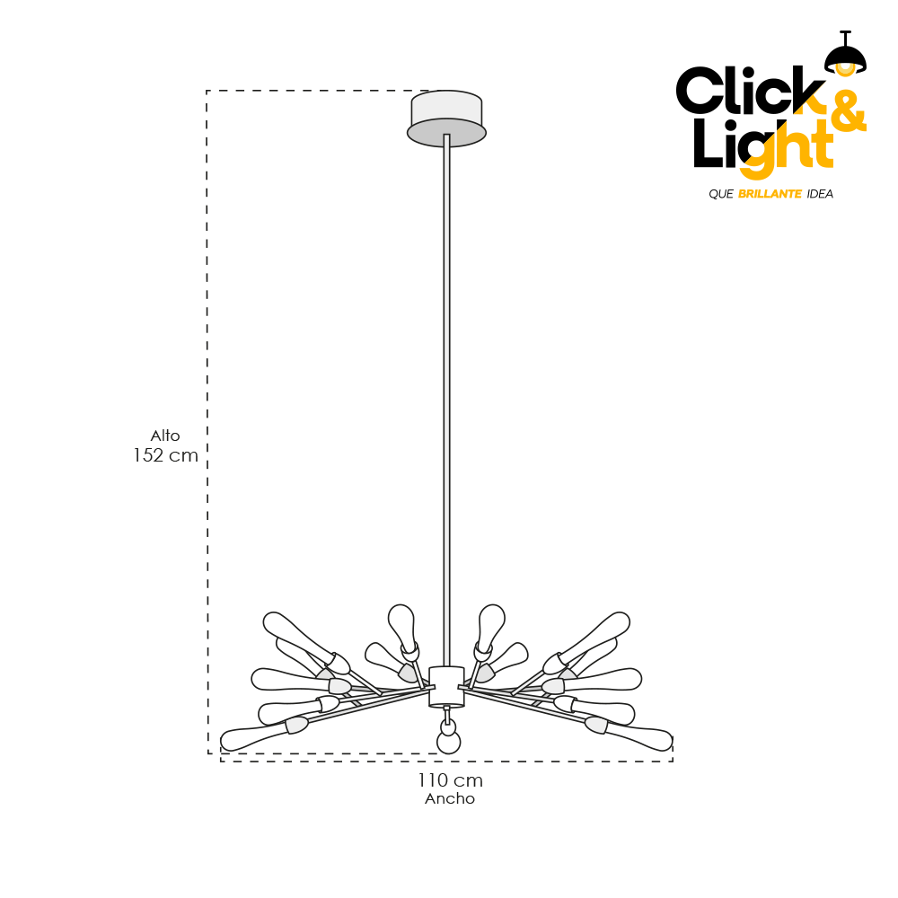 CANDIL SAMBUL LATON DORADO