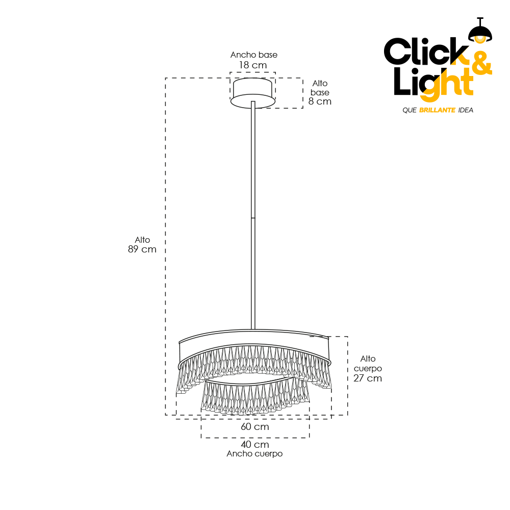 LAMPARA DE TECHO ROIER ELEGANTE
