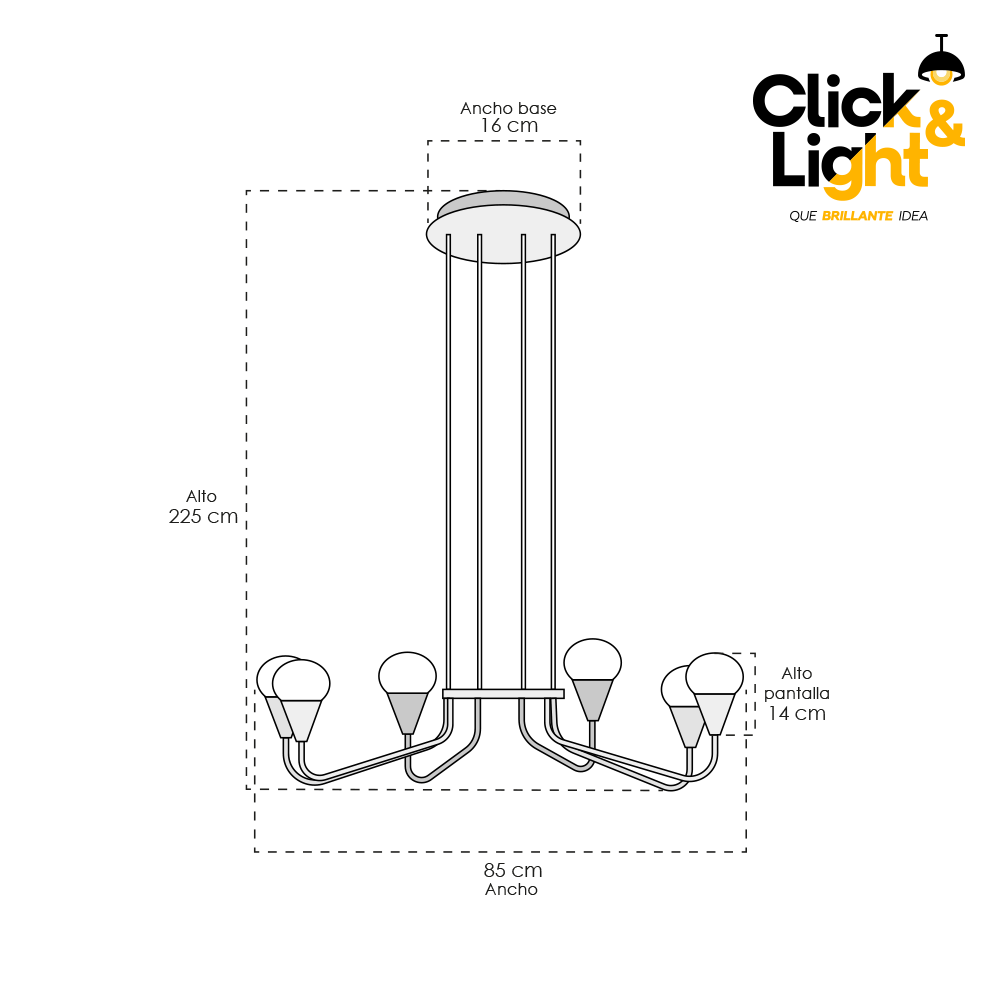 CANDIL LED 8 LISBOA ESTILO RETRO