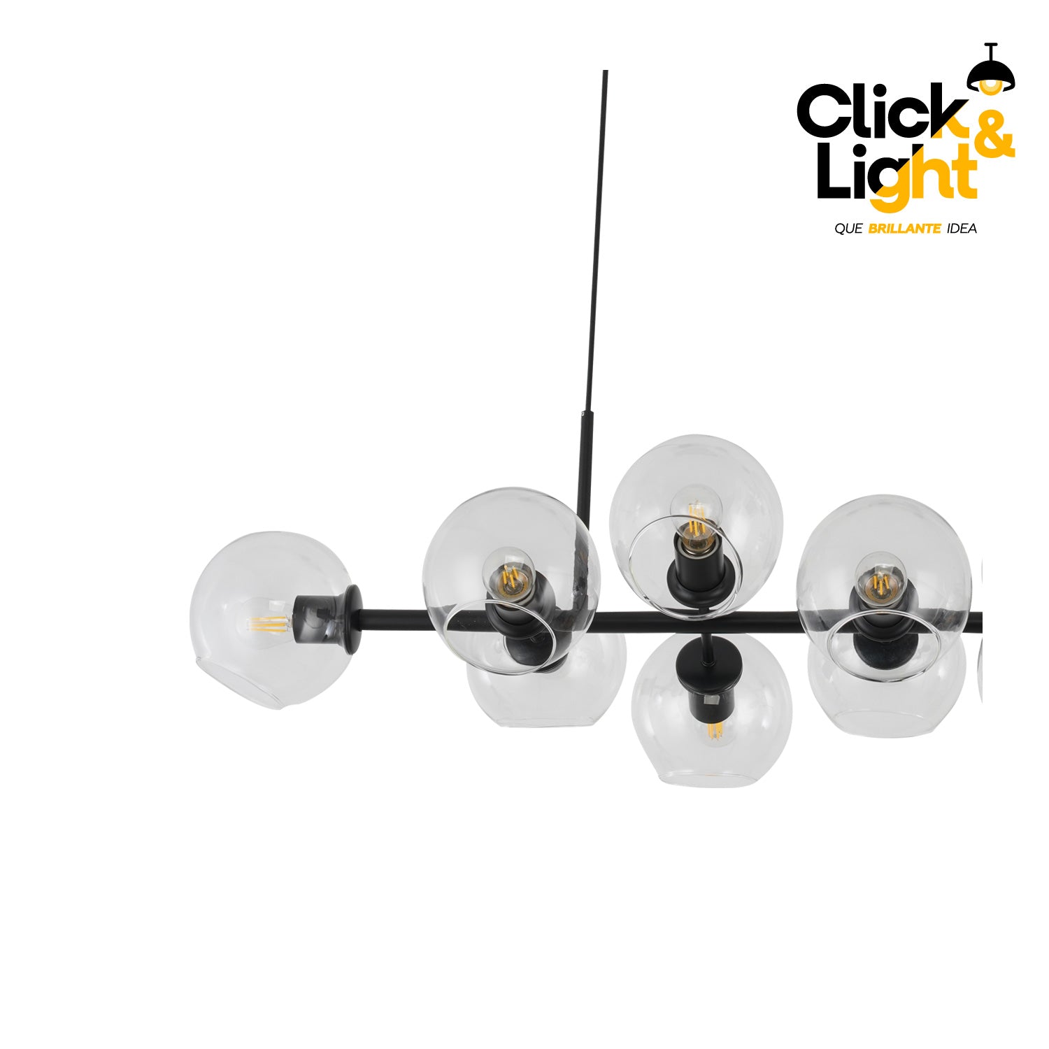 LÁMPARA COLGANTE NEGRO KANDU