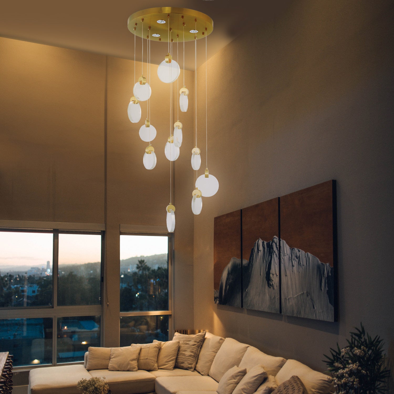 LÁMPARA COLGANTE NIGERIA MINIMALISTA