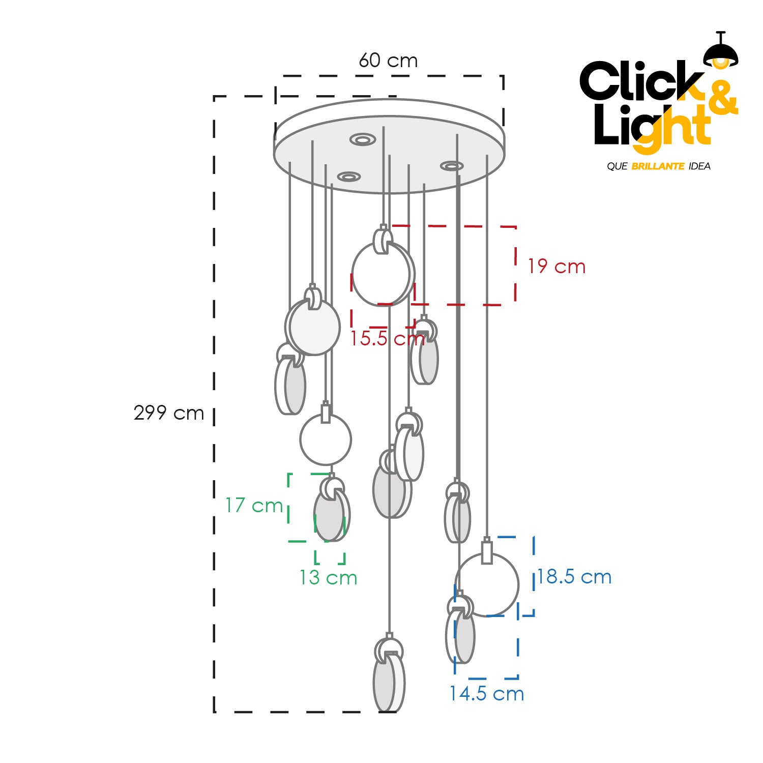 LÁMPARA COLGANTE NIGERIA MINIMALISTA