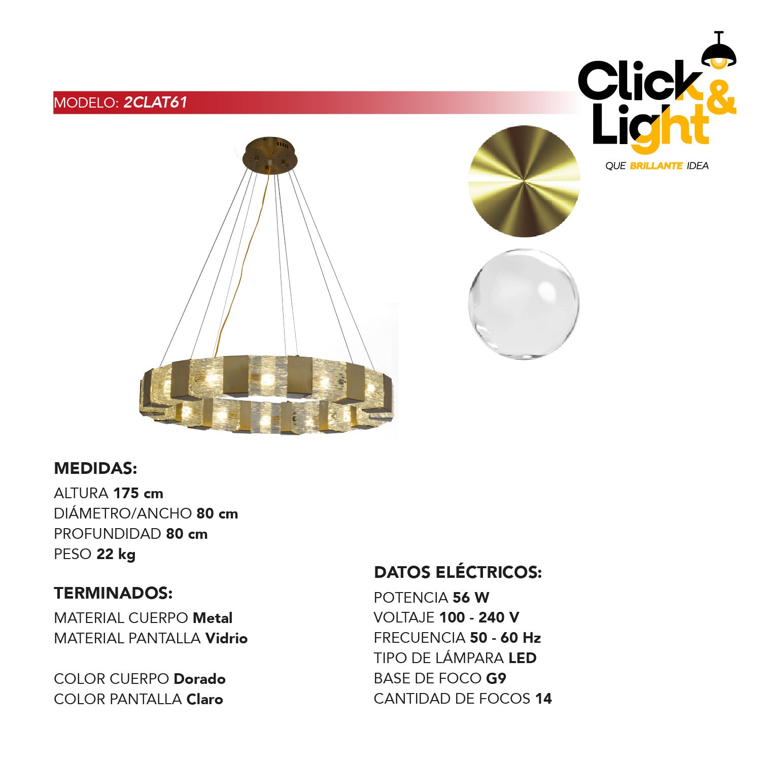 LÁMPARA COLGANTE MDERNO SUMI