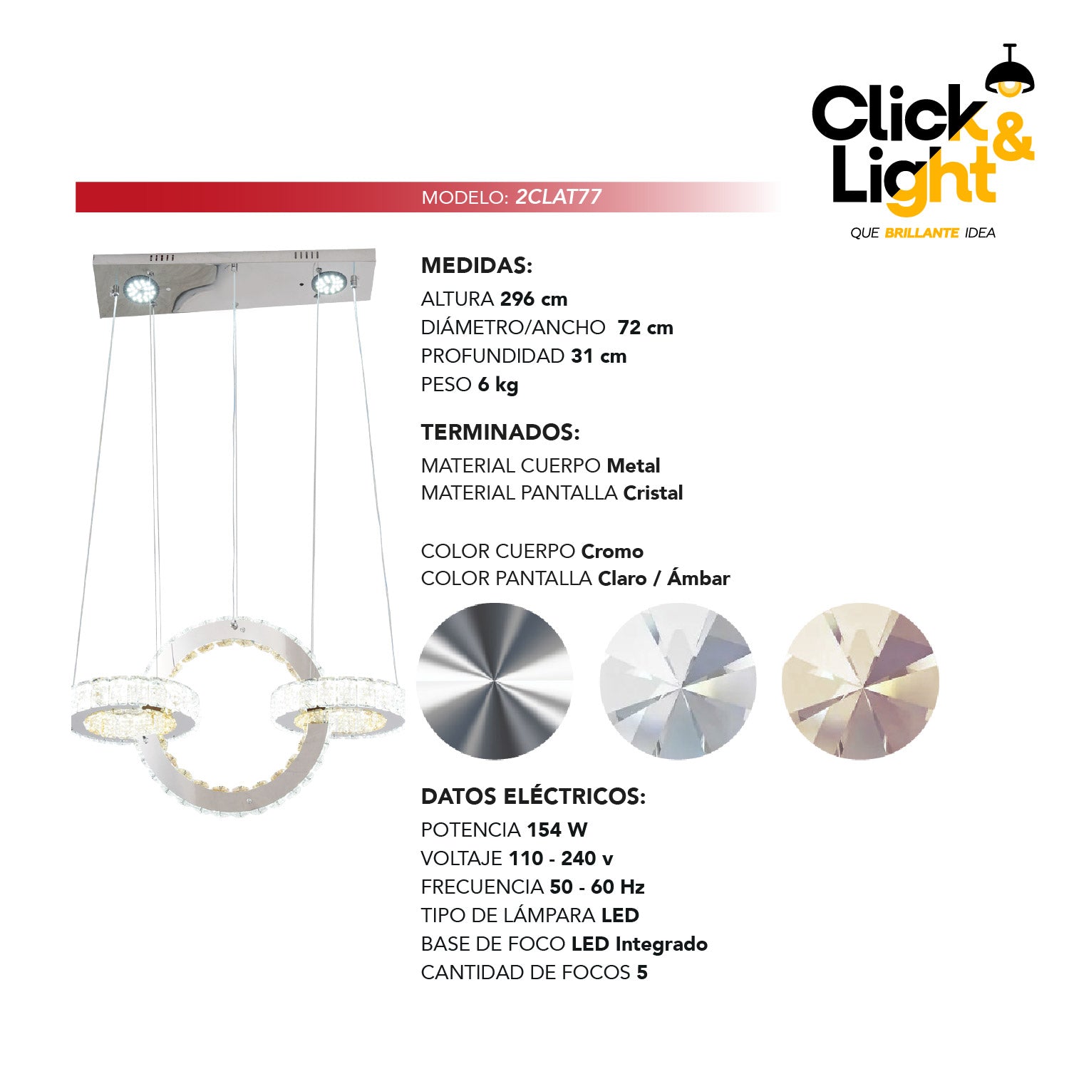 LAMPARA COLGANTE KOMI