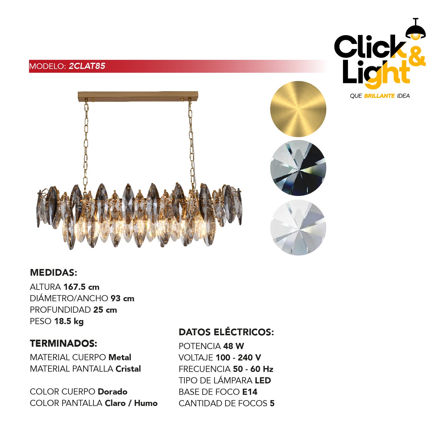 LAMPARA COLGANTE ESCORPIO