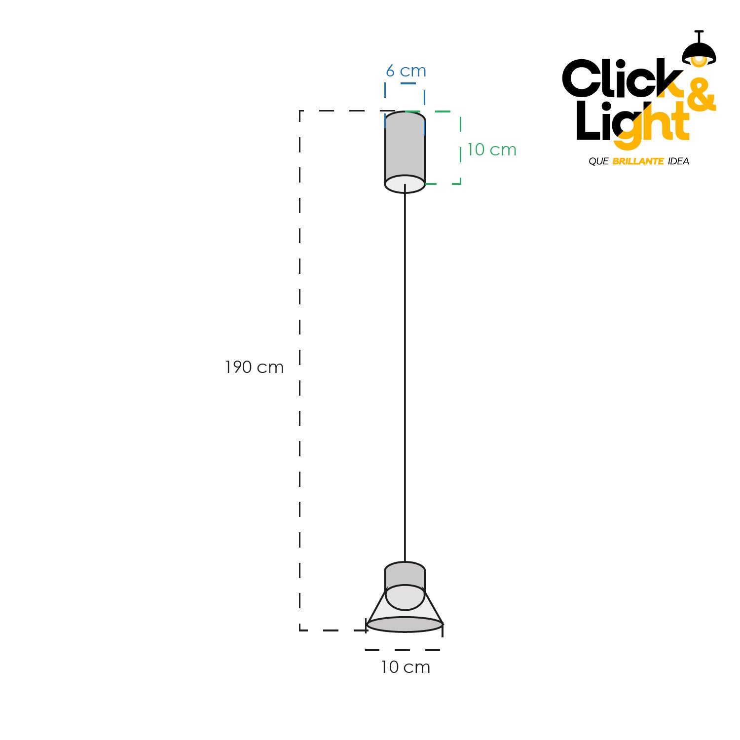 COLGANTE MINIMALISTA MAVER NEGRO