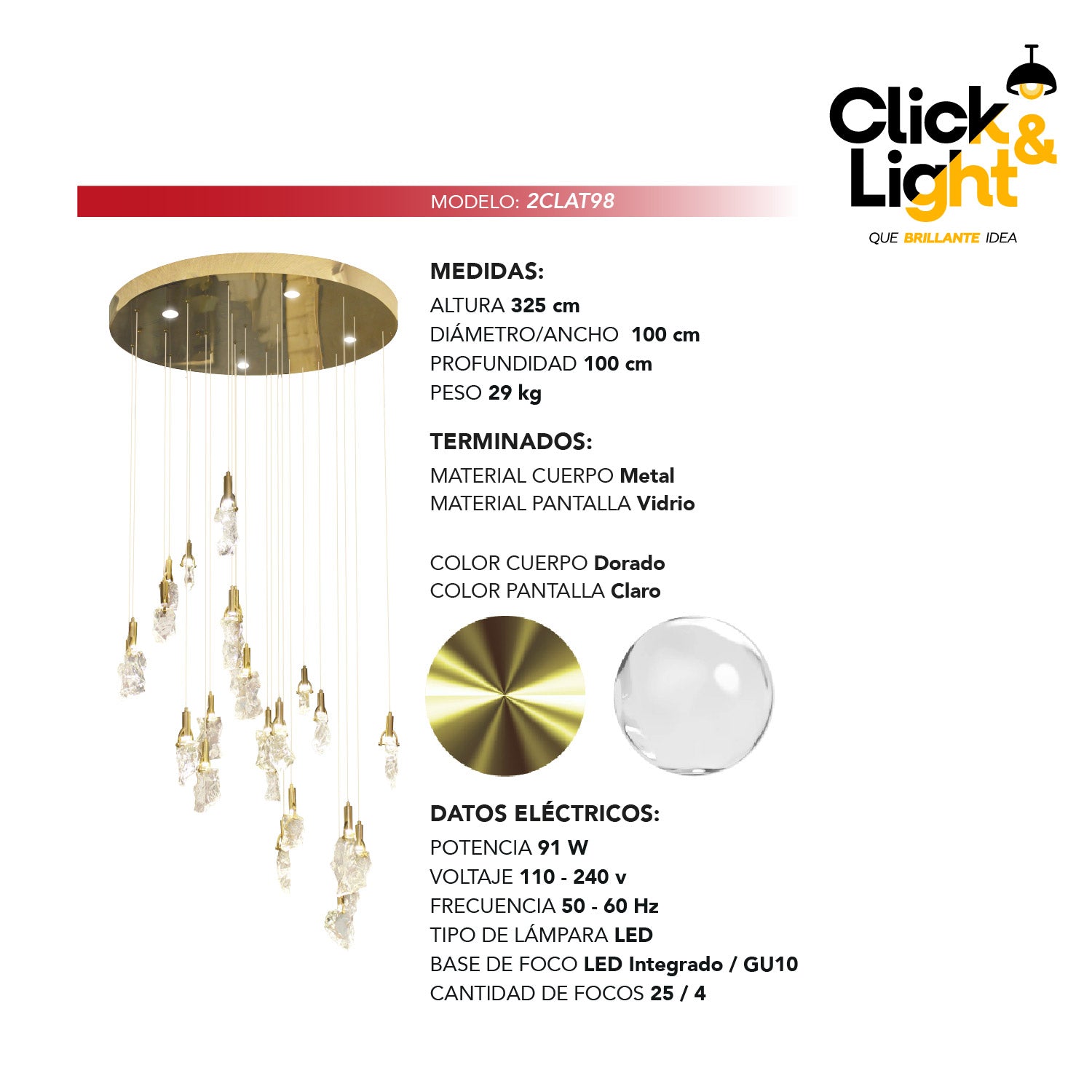 COLGANTE MODERNO ANTARA