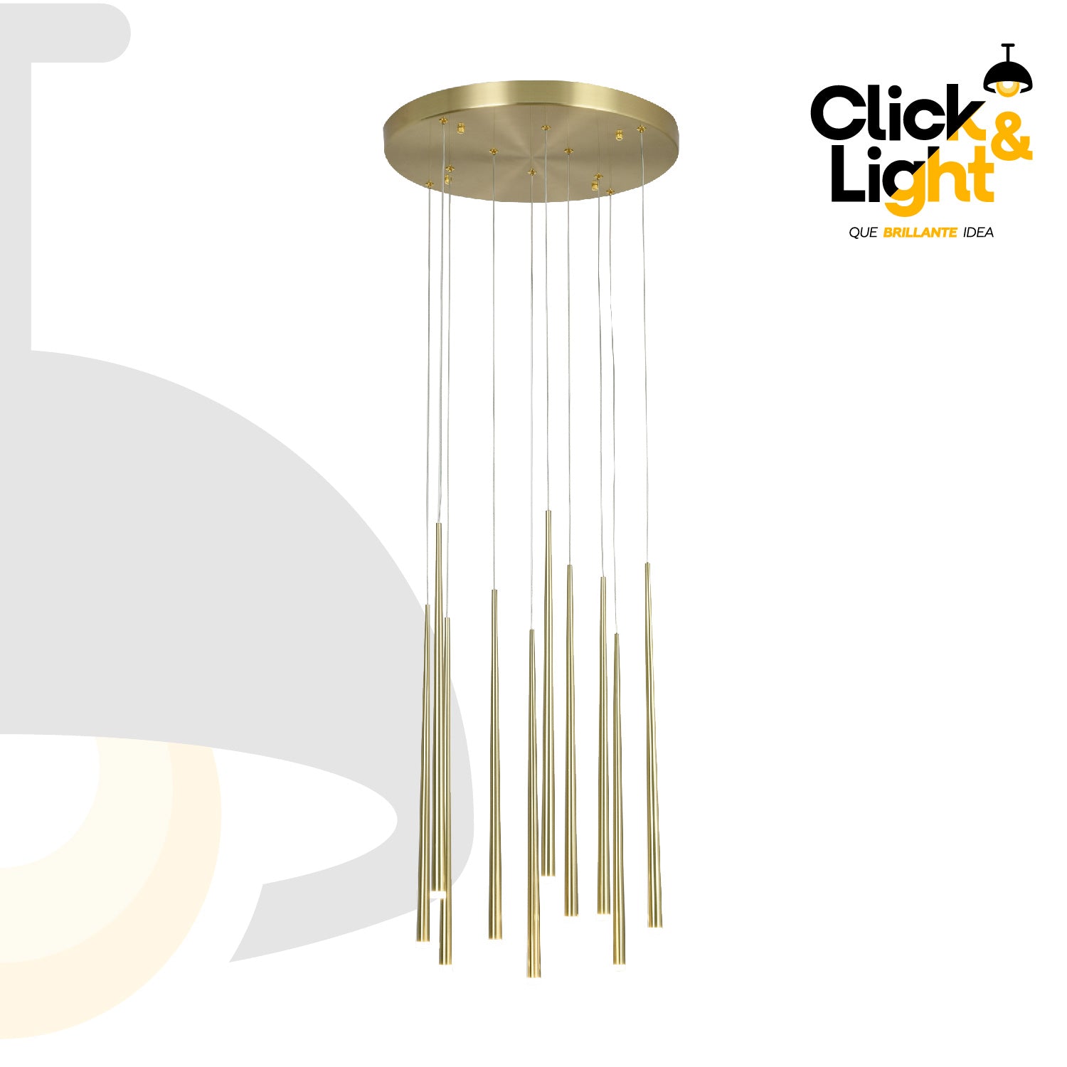 LÁMPARA COLGANTE SABATON 10 LUCES