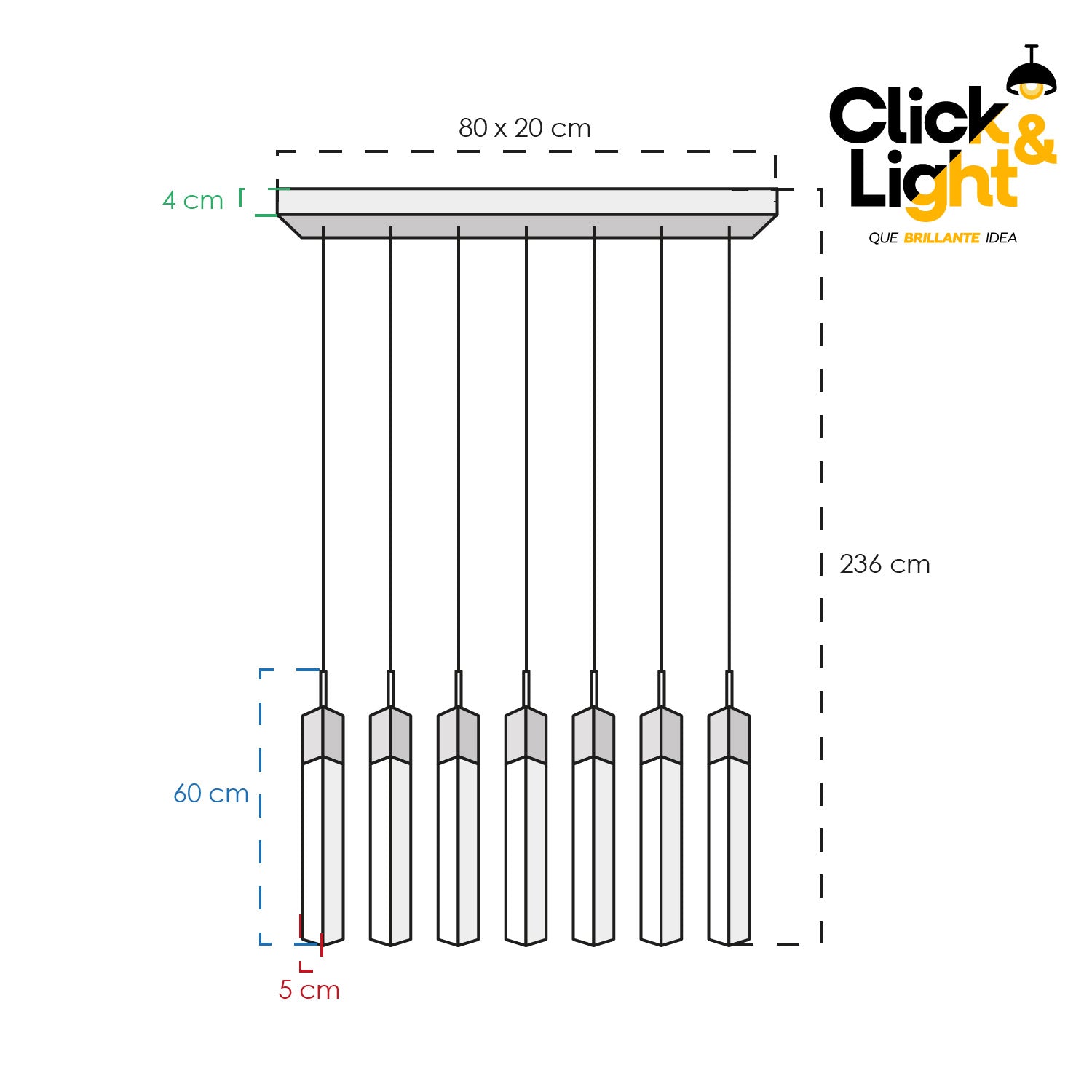 LÁMPARA COLGANTE LUCTON