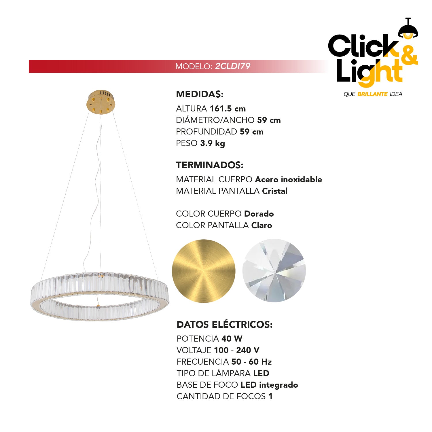 COLGANTE YIRUMI MODERNO