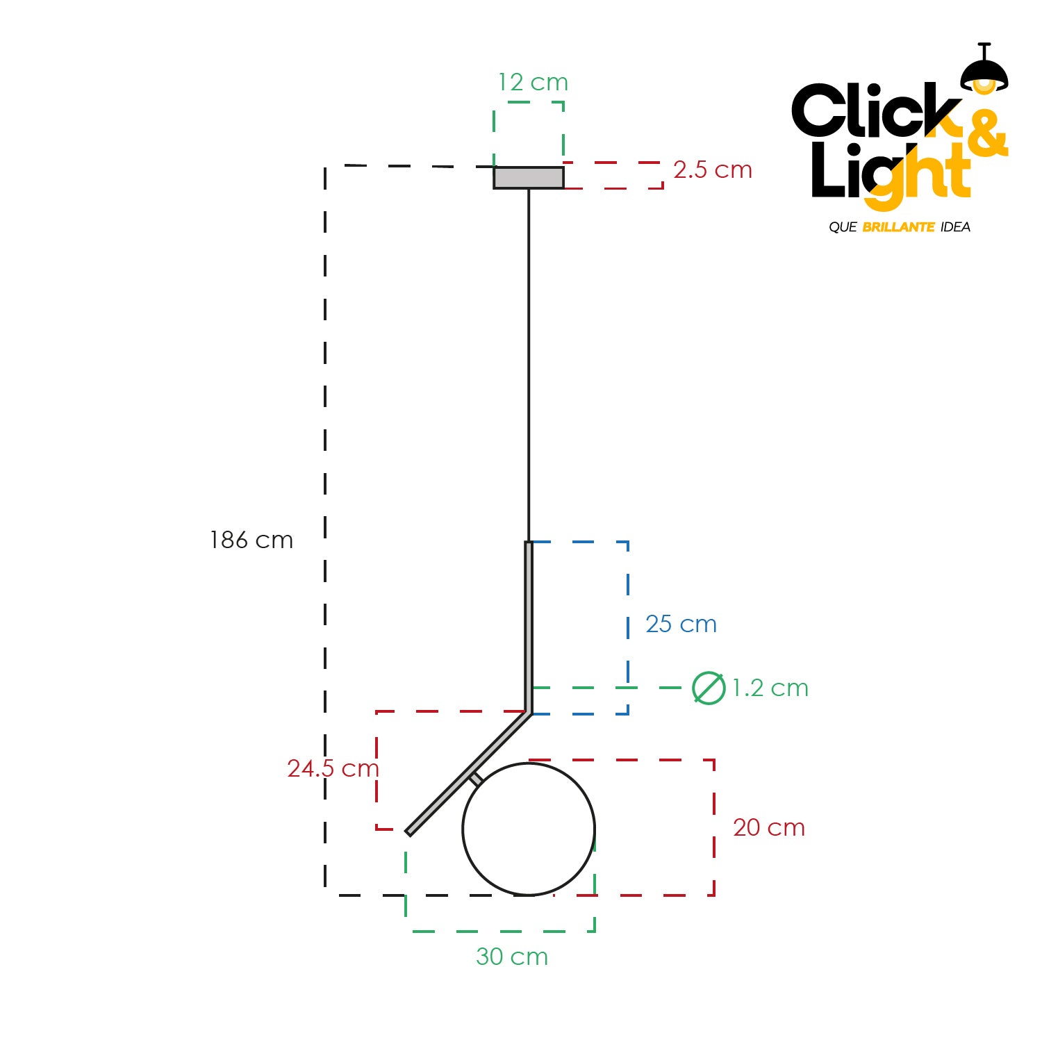 Colgante Aris Estilo Minimalista