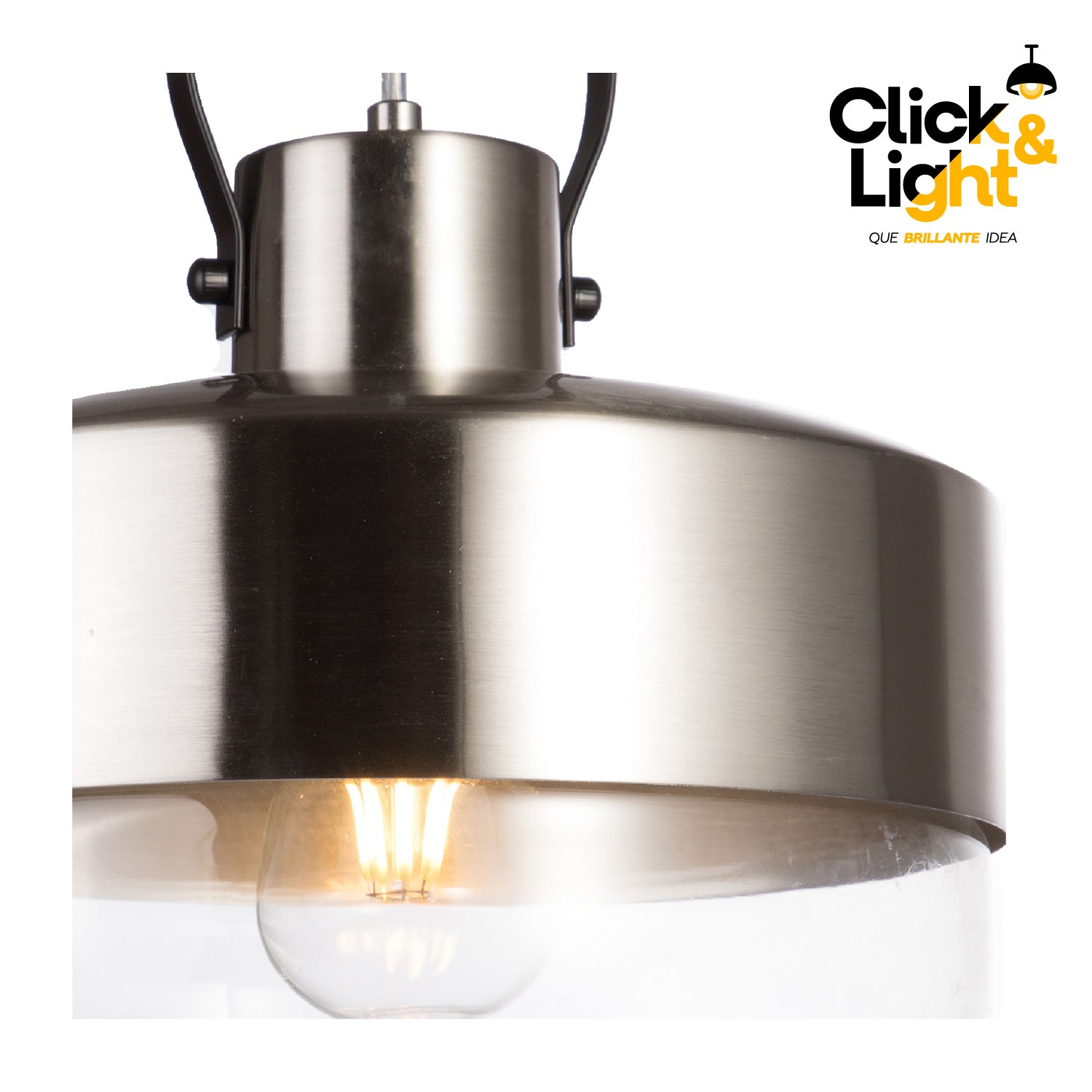 LAMPARA COLGANTE INDUSTRIAL CURIN NIQUEL