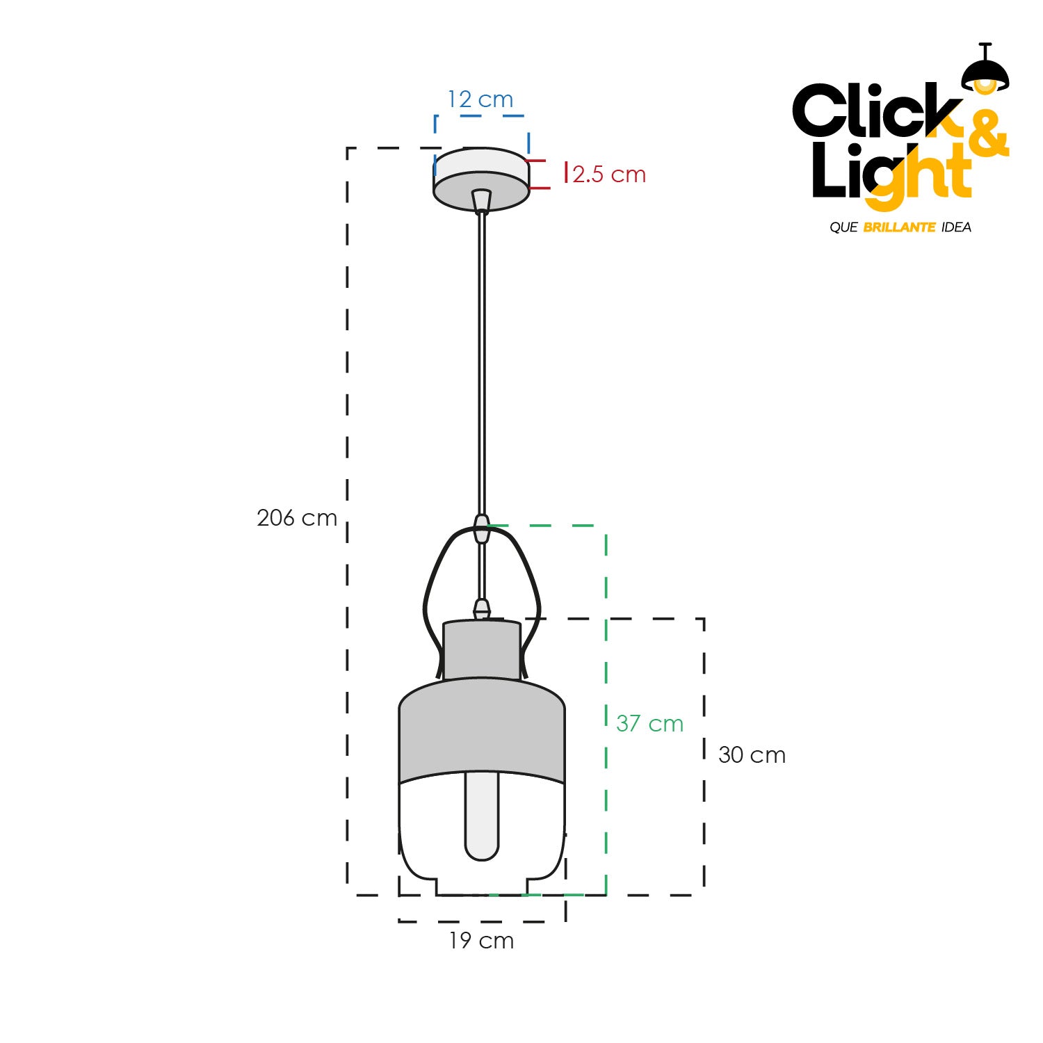 LAMPARA COLGANTE INDUSTRIAL LUCIA