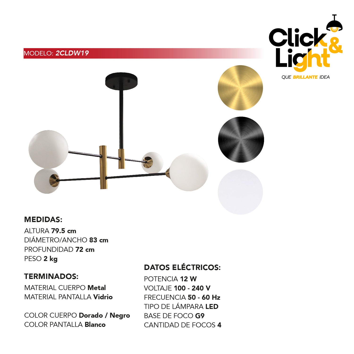 LAMPARA COLGANTE MODERNA PEEPO