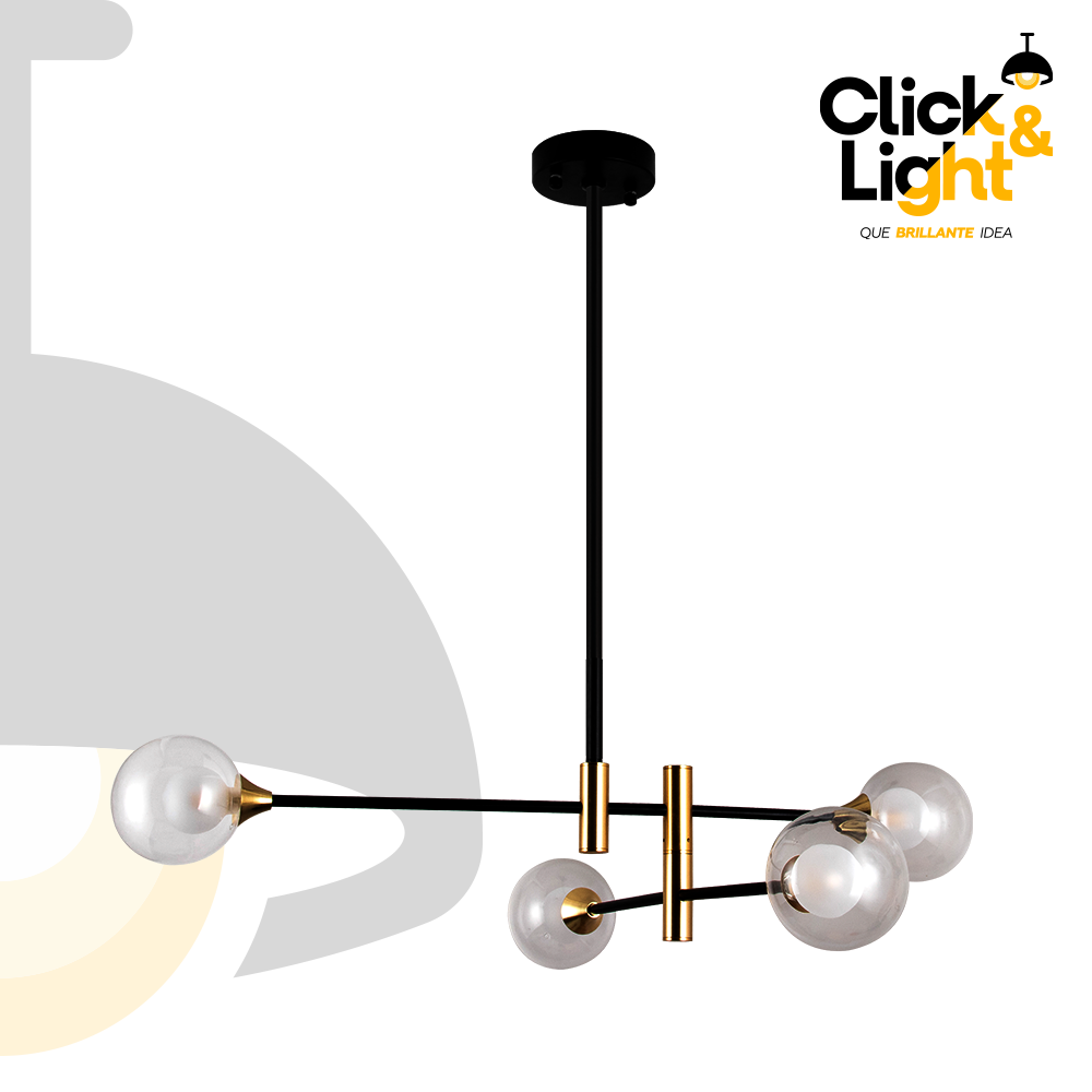 LAMPARA COLGANTE MIRAMONTE NEGRO