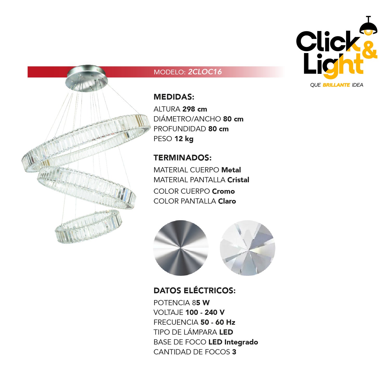 LÁMPARA COLGANTE CONTEMPORANEO VOLCAN