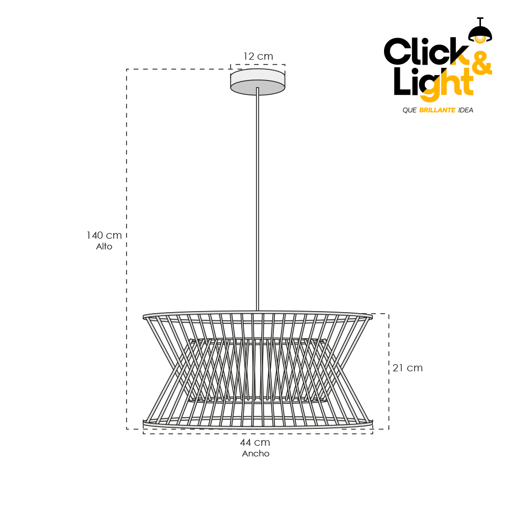LAMPARA COLGANTE EN MADERA HWASA MODERNA