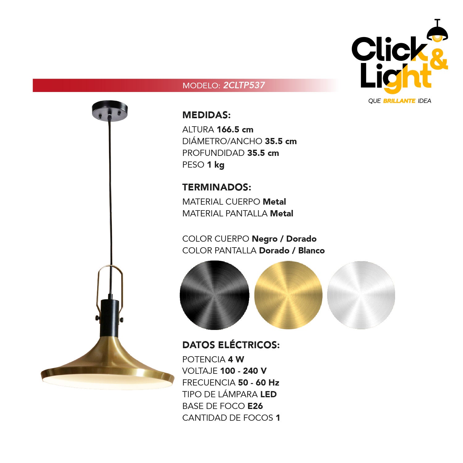 LAMPARA COLGANTE INDUSTRIAL FLOX