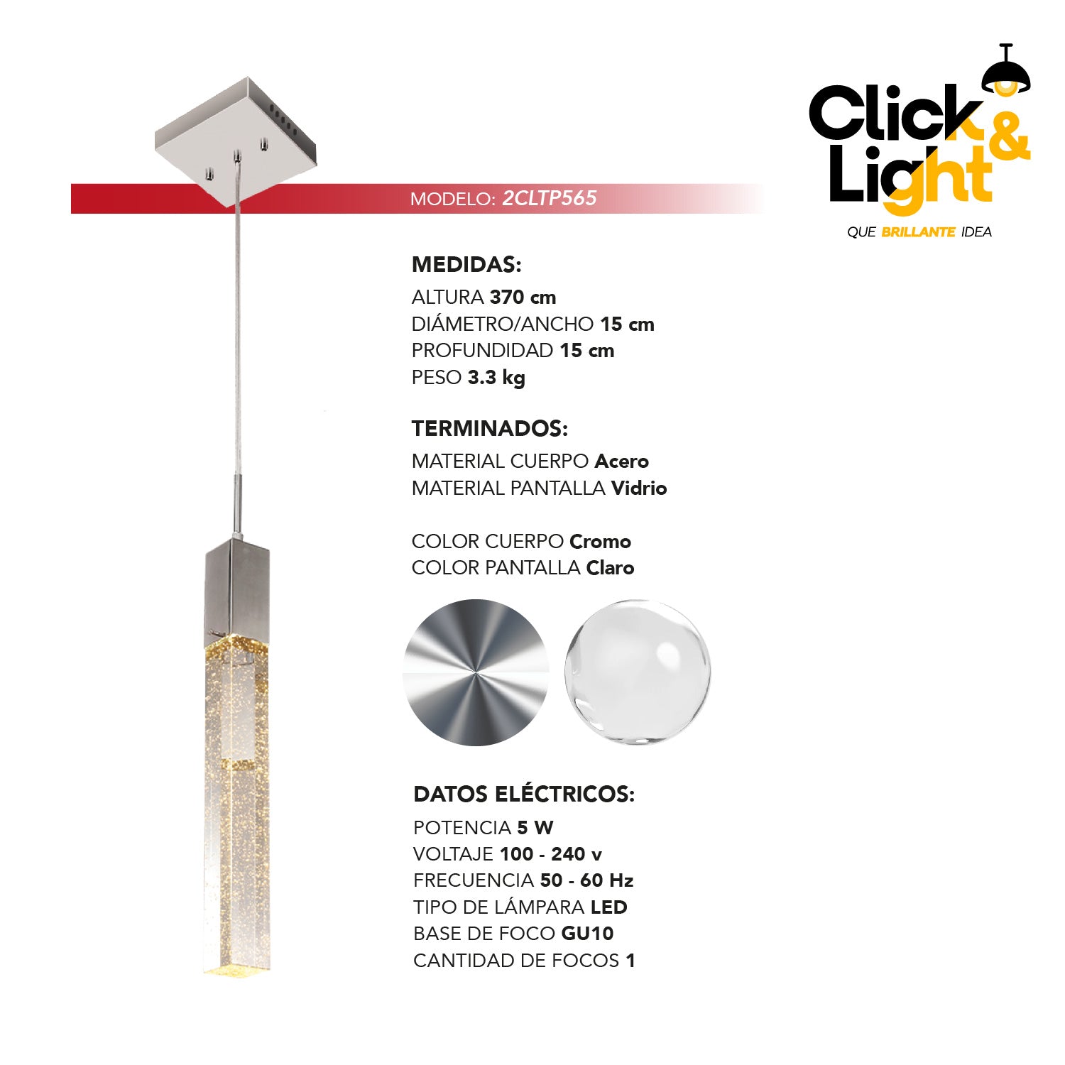 LAMPARA COLGANTE MONIQUE