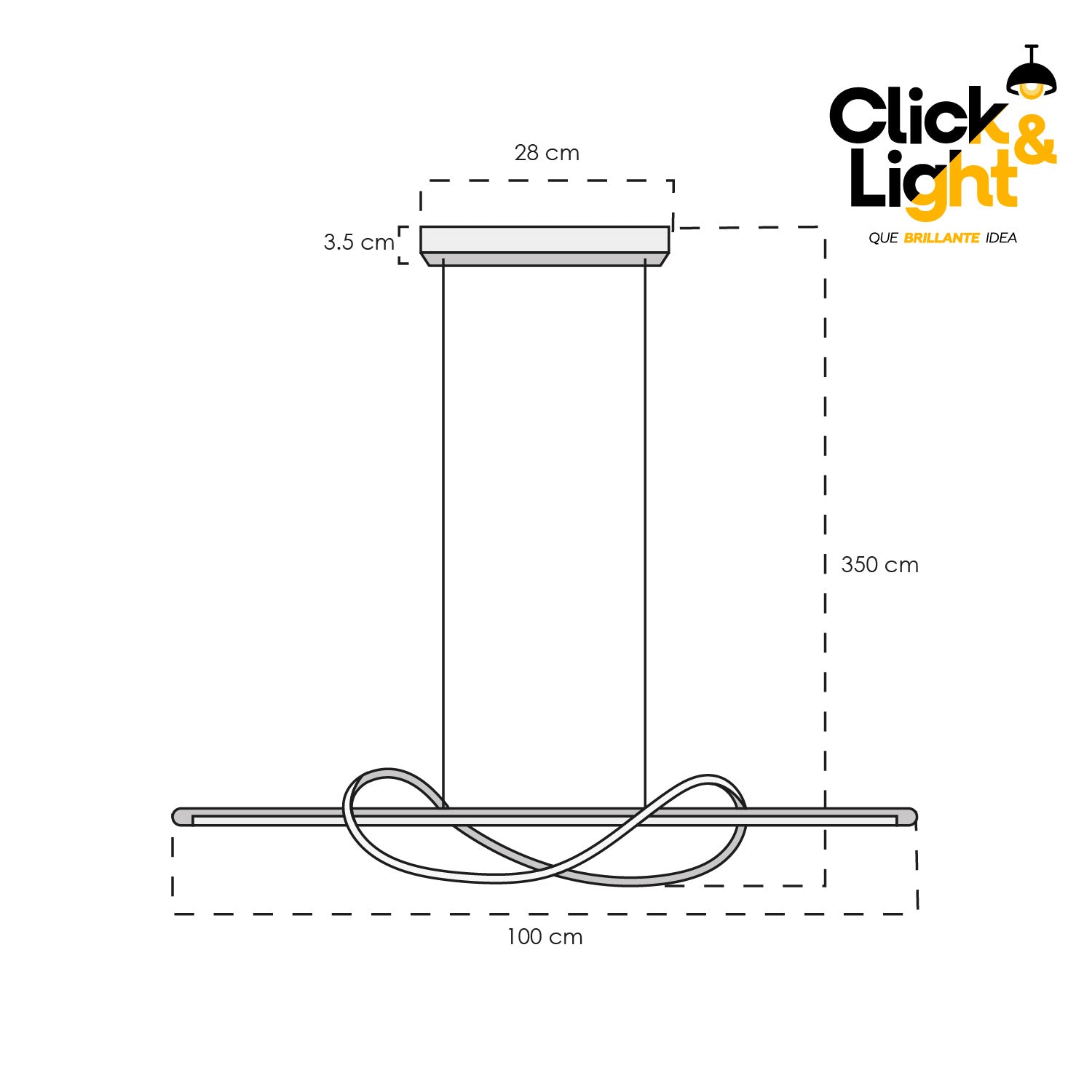 LÁMPARA COLGANTE GONDUL LED