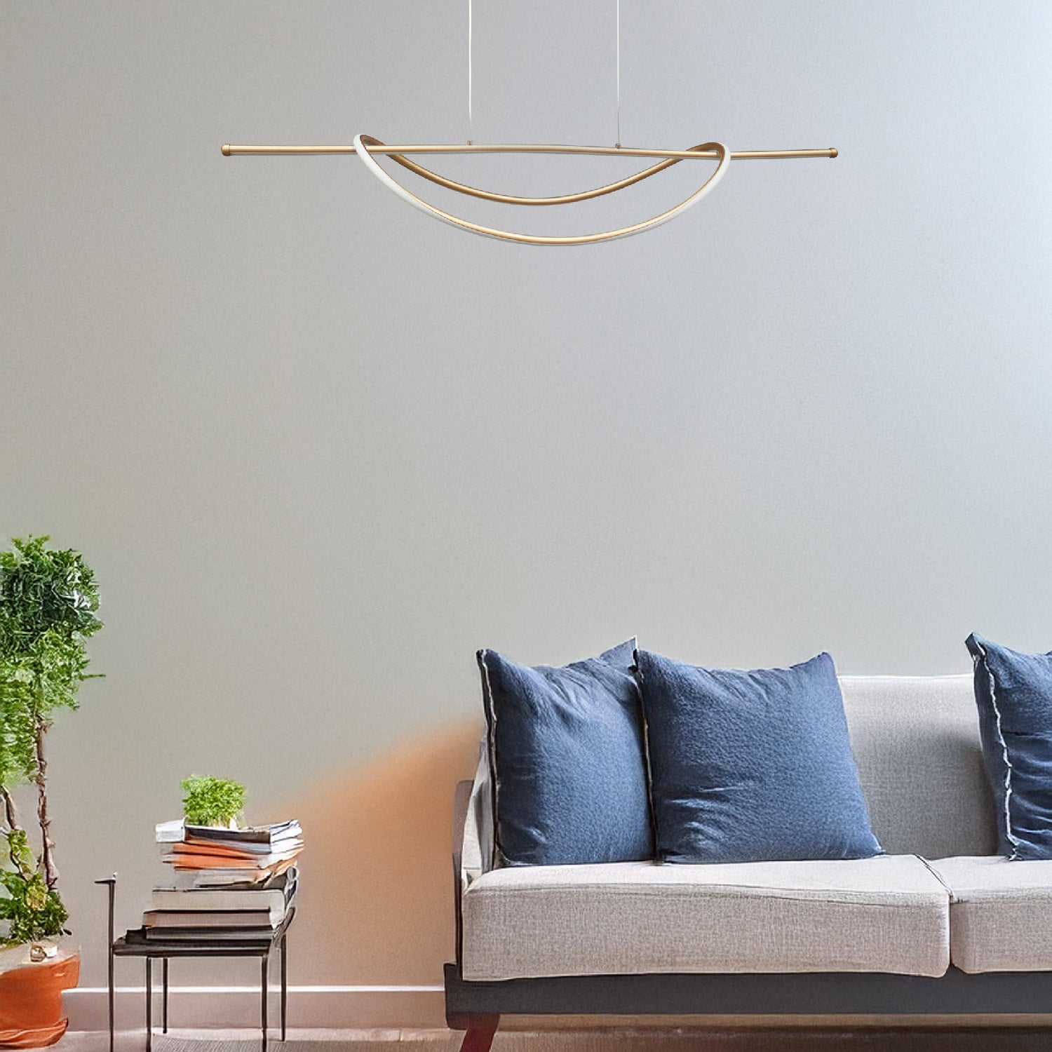 LÁMPARA COLGANTE GONDUL LED