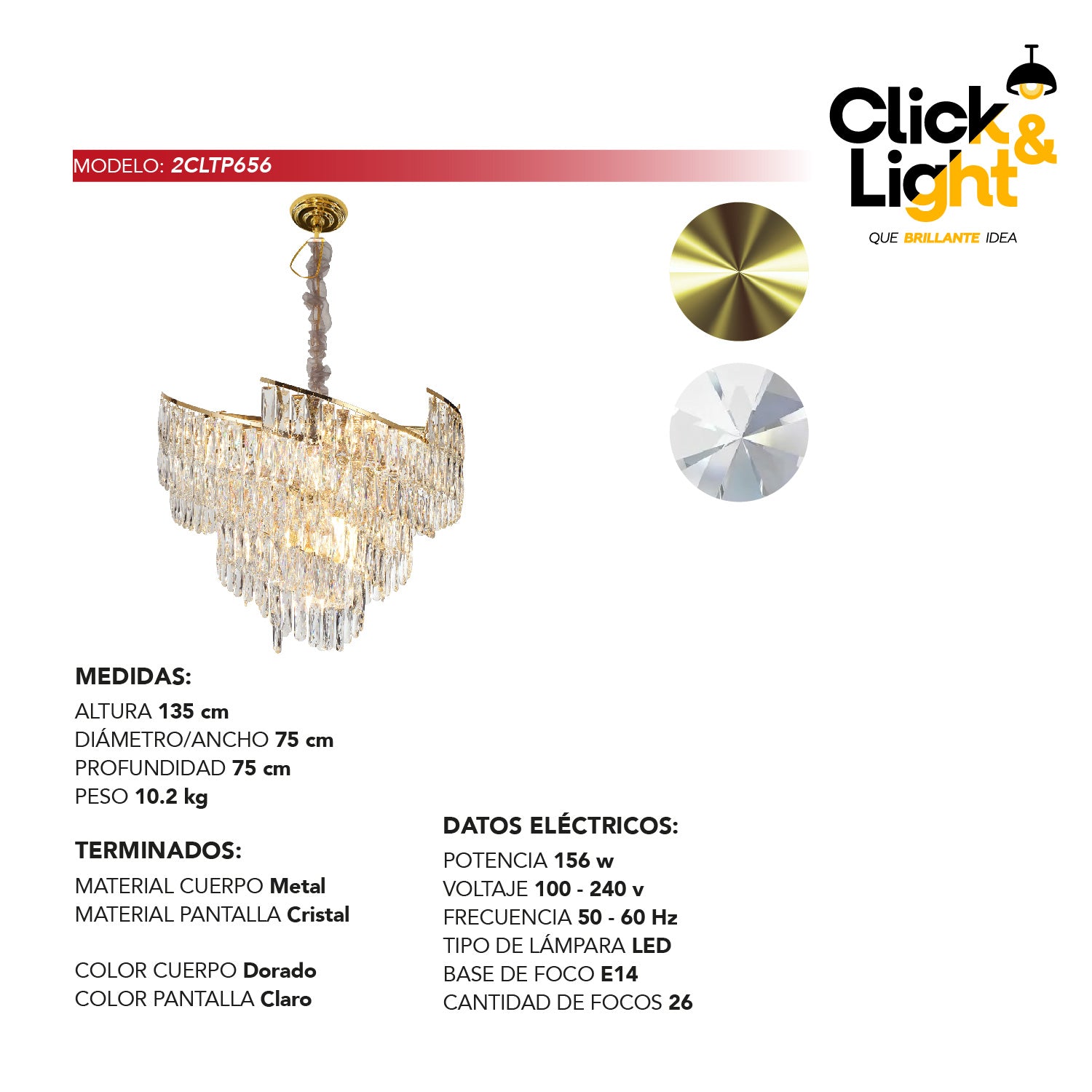 COLGANTE CLÁSICO LIORA