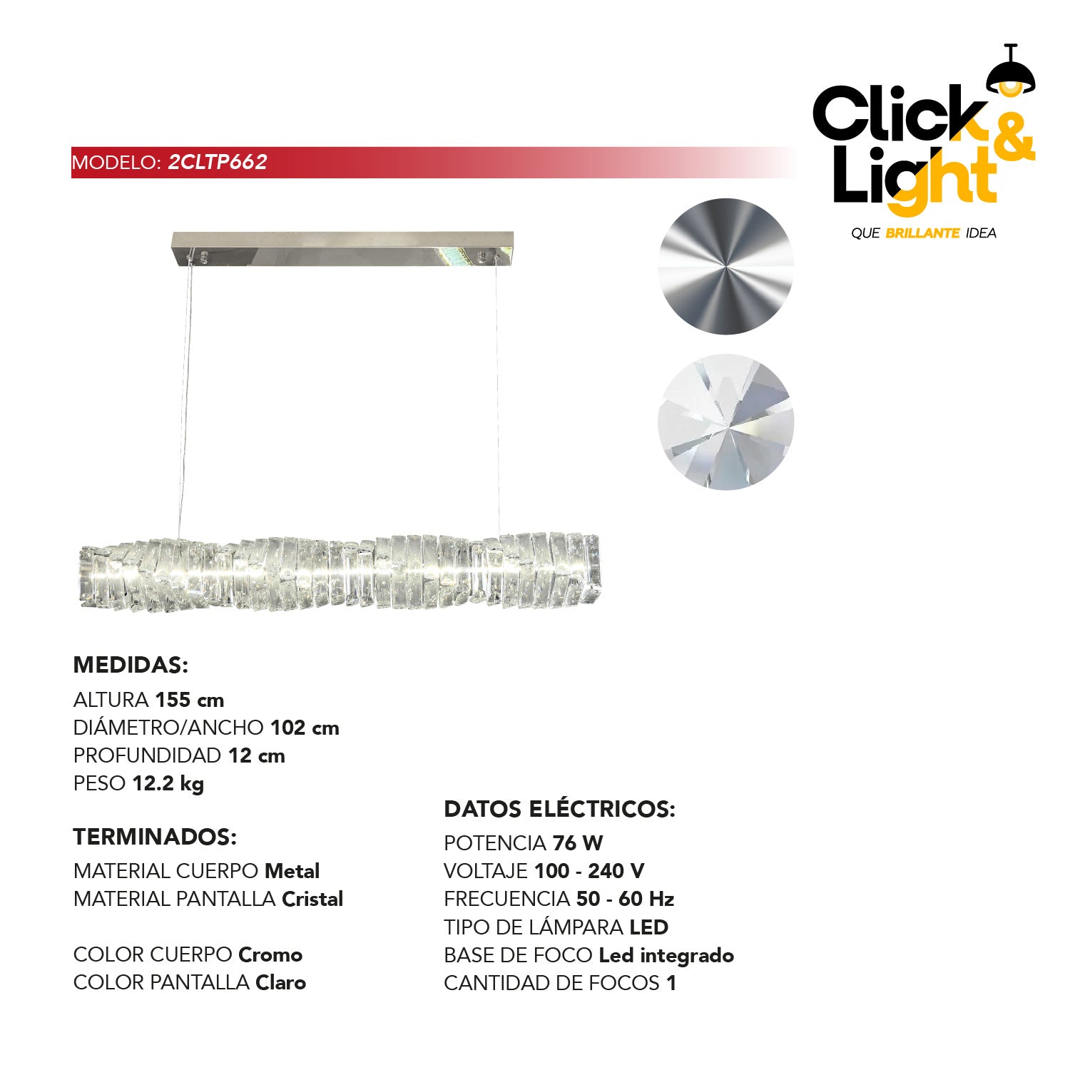 COLGANTE CONTEMPORANEO CONDRA