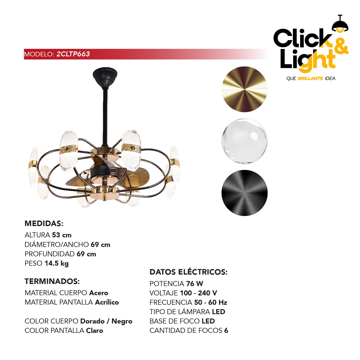 VENTILADOR CHATA MODERNO