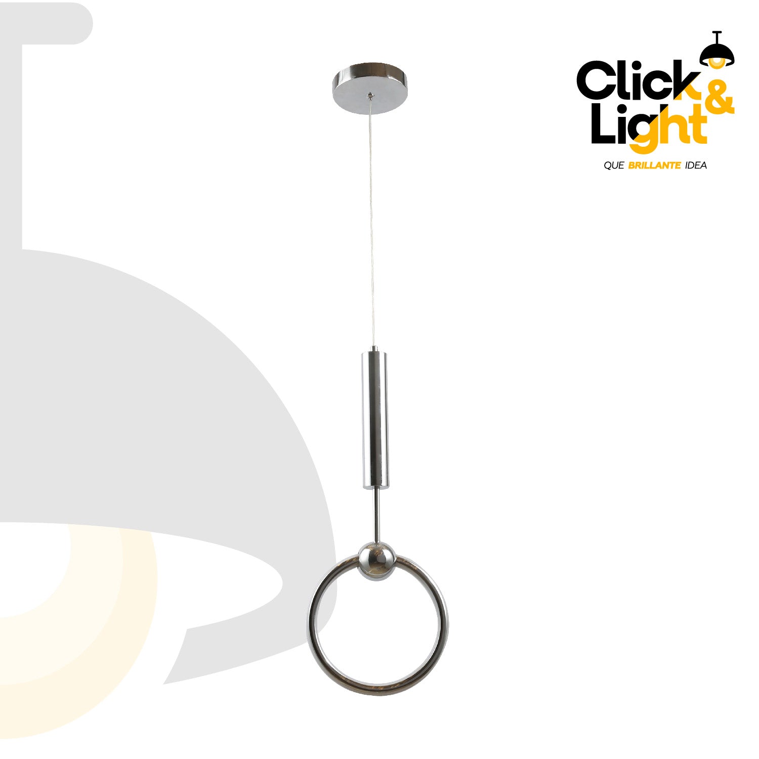 COLGANTE MODERNO CROMO FARELLI MODERNO