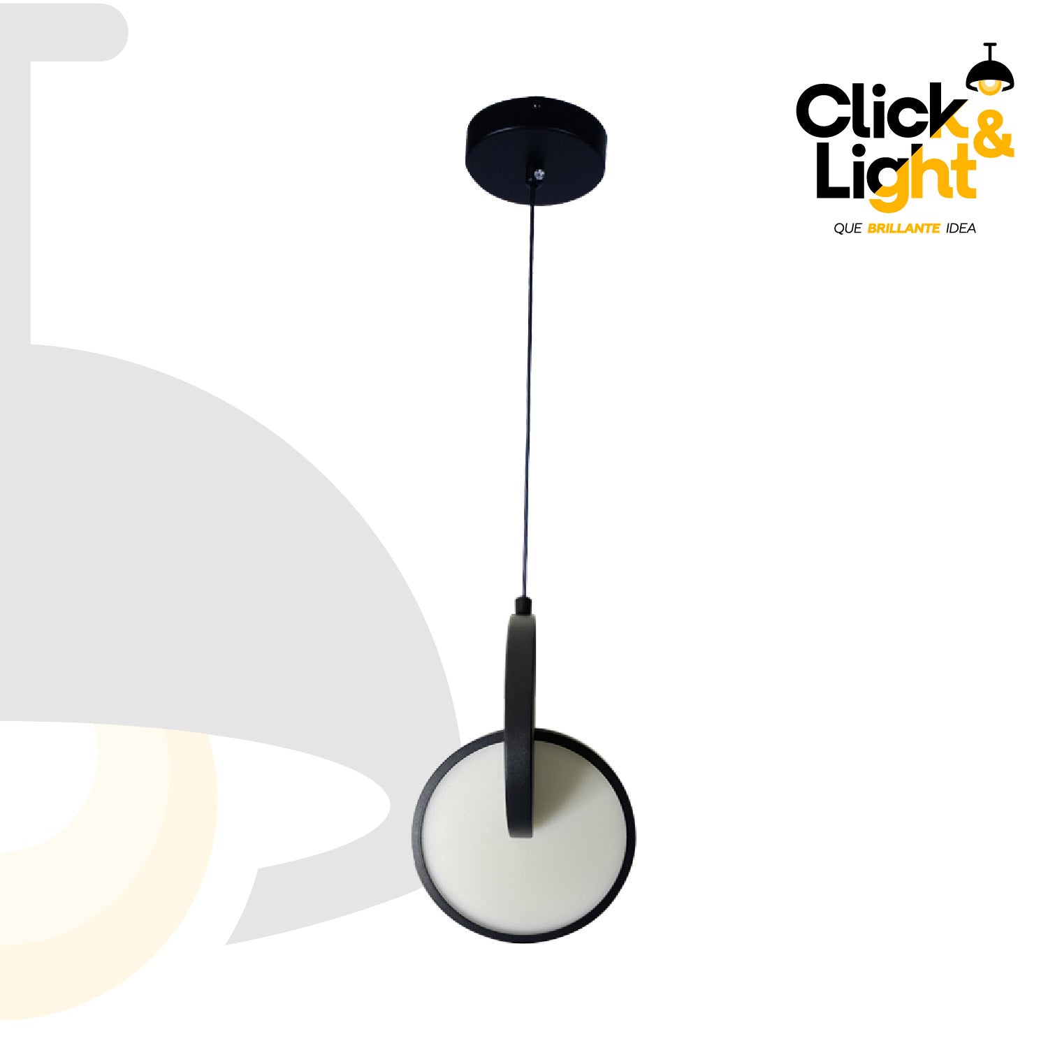 COLGANTE YEREL NEGRO MATE