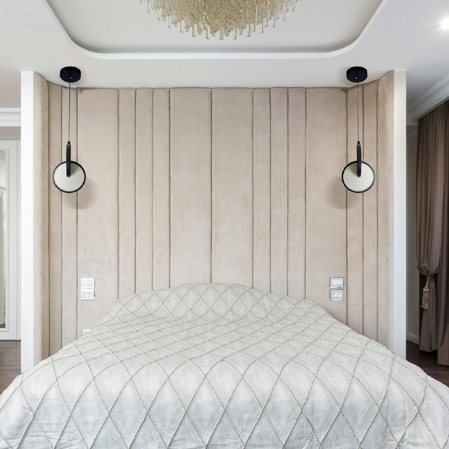 COLGANTE YEREL NEGRO MATE