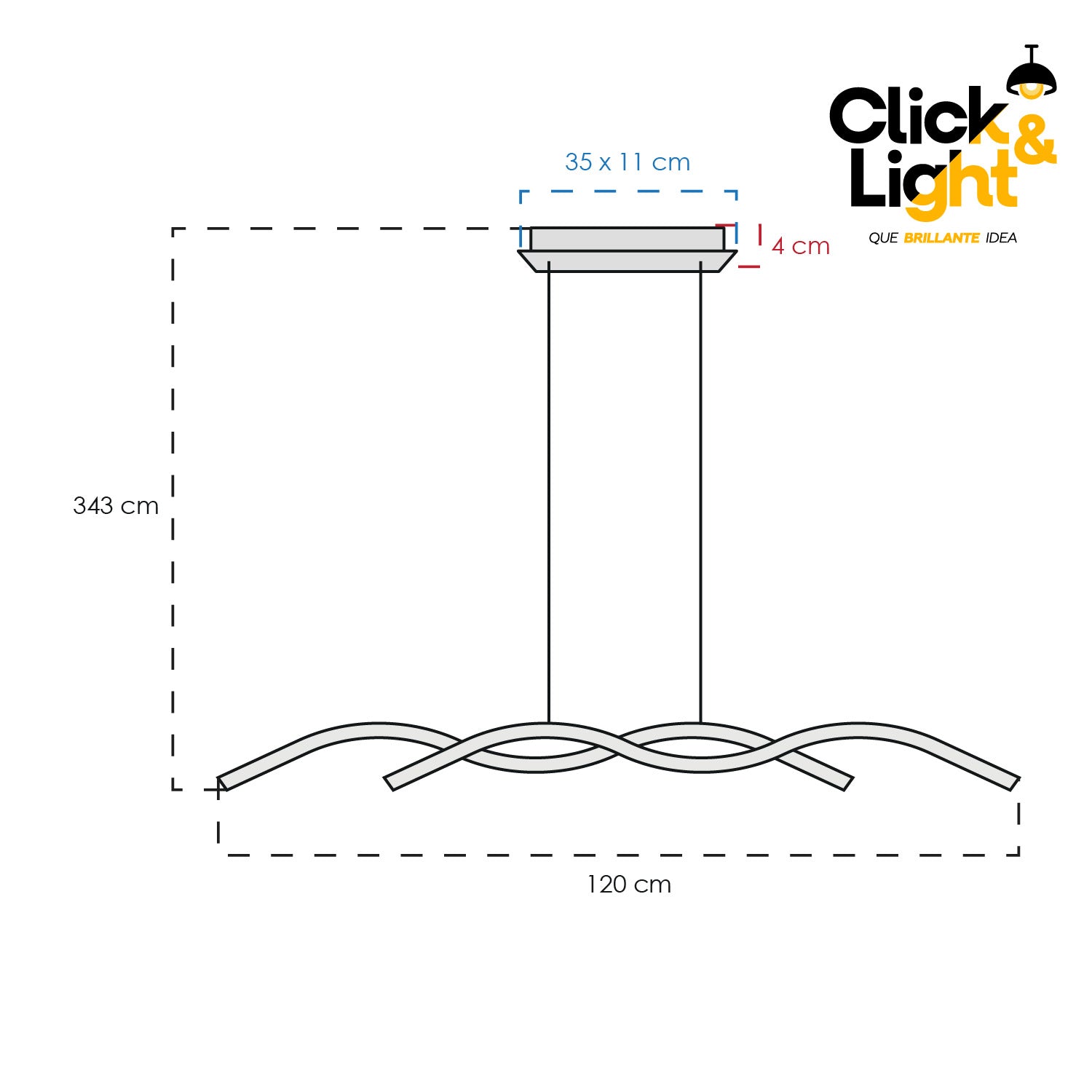 COLGANTE FRONIX MINIMALISTA LED